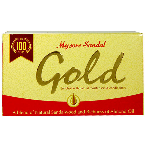 Mysore Sandal Gold Soap, 125 gm, Pack of 1 