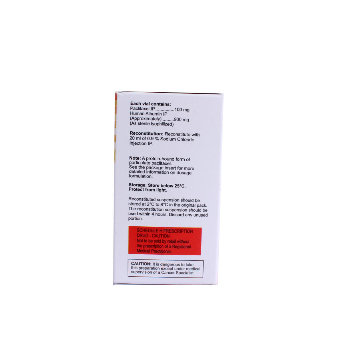 Nab-Altaxel 100Mg Injection Price, Uses, Side Effects, Composition ...