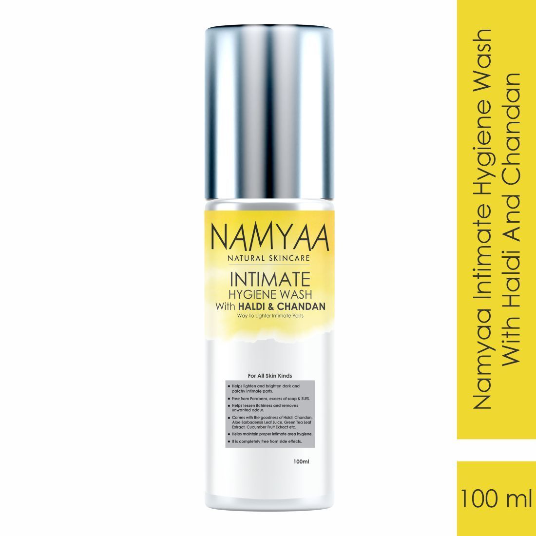 Buy Namyaa Intimate Hygiene Wash with Haldi & Chandan, 100 ml Online