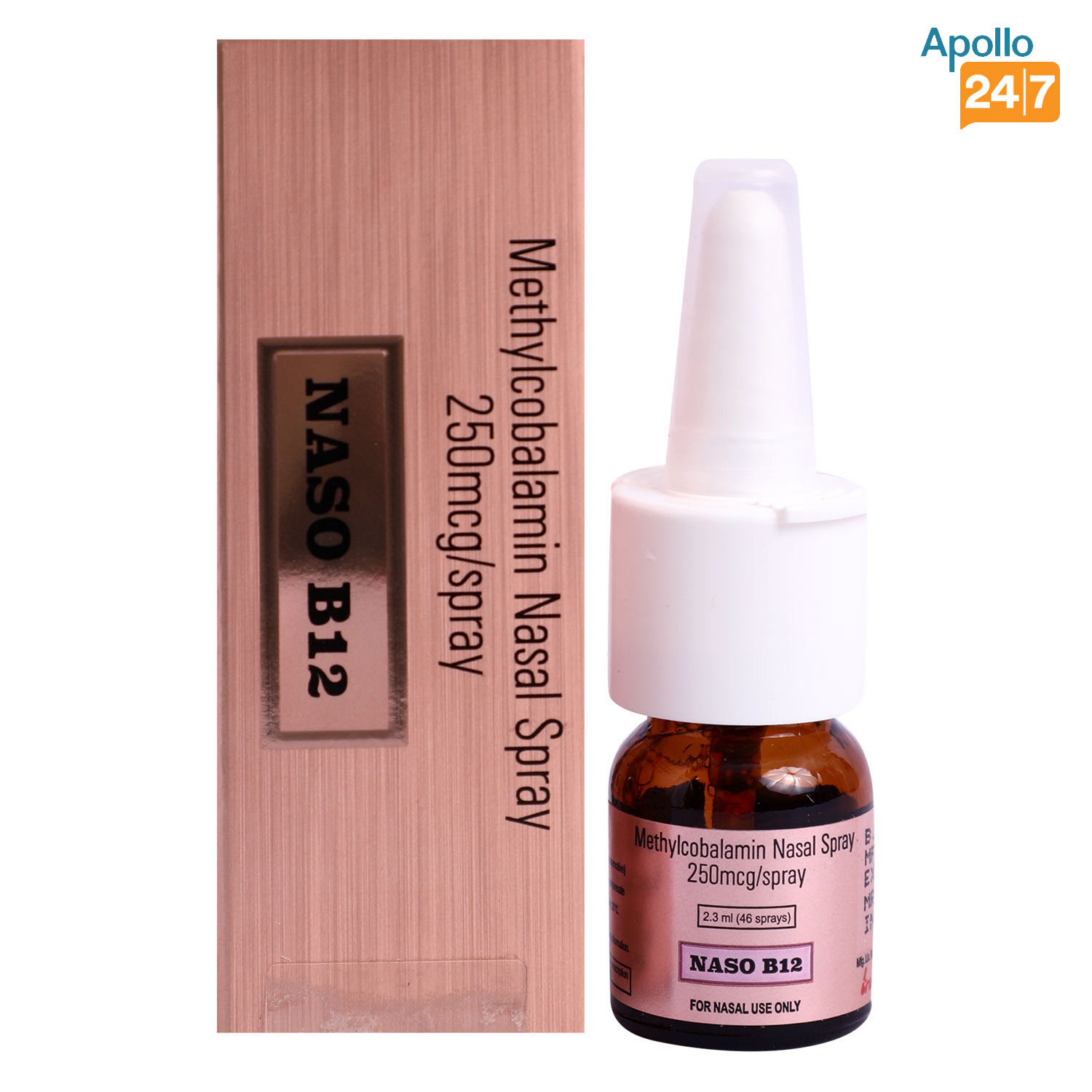 Naso B12 Nasal Spray 2.3 Ml Price, Uses, Side Effects, Composition ...