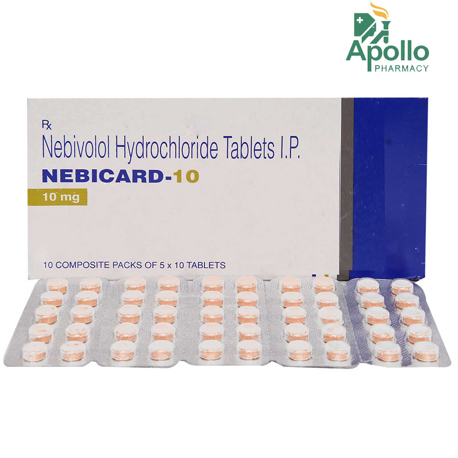 Nebicard 10 Tablet 10 S Price Uses Side Effects Composition Apollo Pharmacy