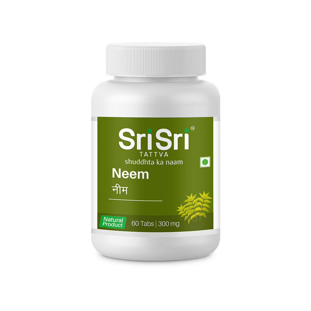 Buy Sri Sri Tattva Neem 300 mg, 60 Tablets Online