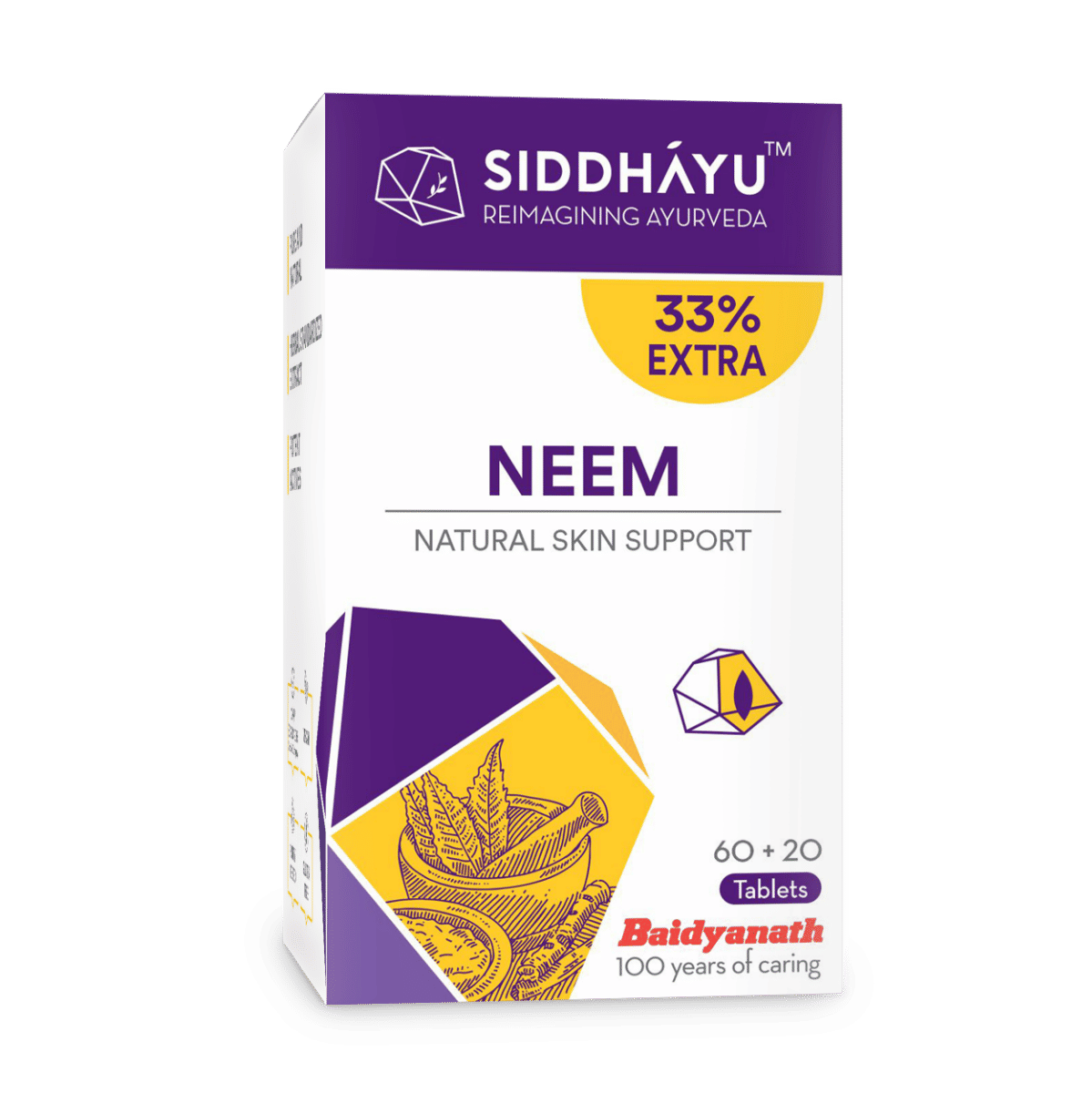 Siddhayu Neem Natural Skin Support, 80 Tablets Price, Uses, Side