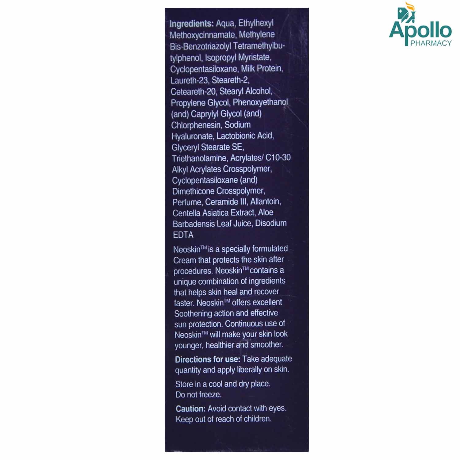 Neo Skin Cream 50 gm Price, Uses, Side Effects, Composition - Apollo ...