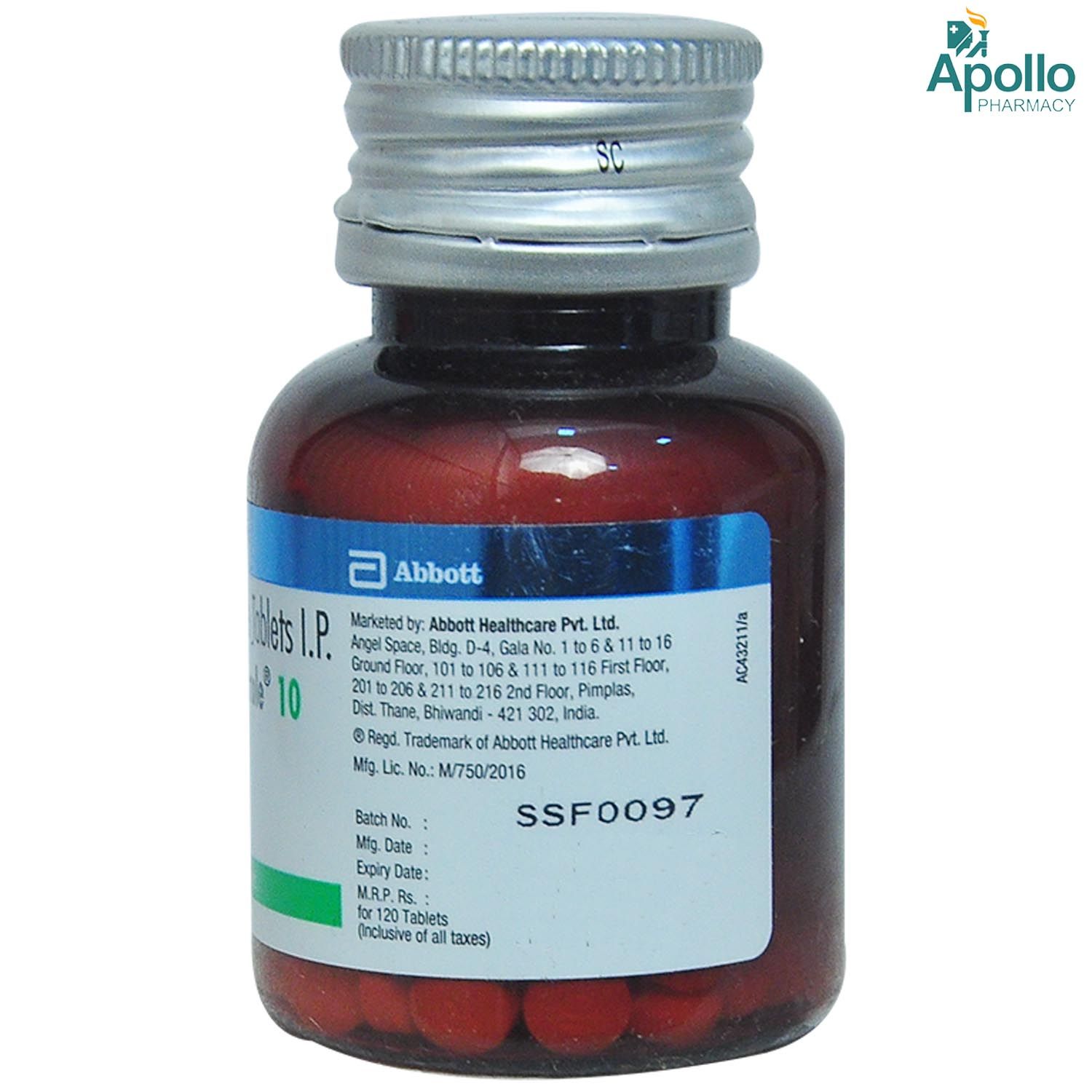 Neo-Mercazole 10 Tablet 120's Price, Uses, Side Effects, Composition ...