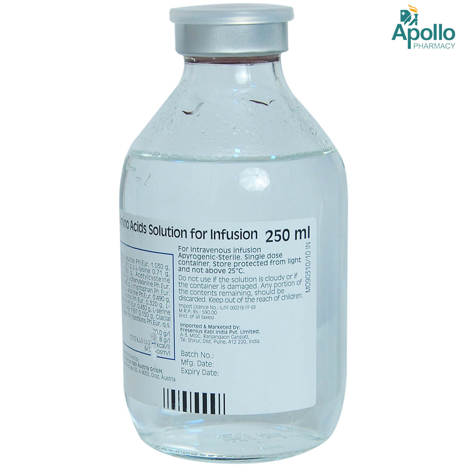 Nephrosterile Infusion 250 ml, Pack of 1 