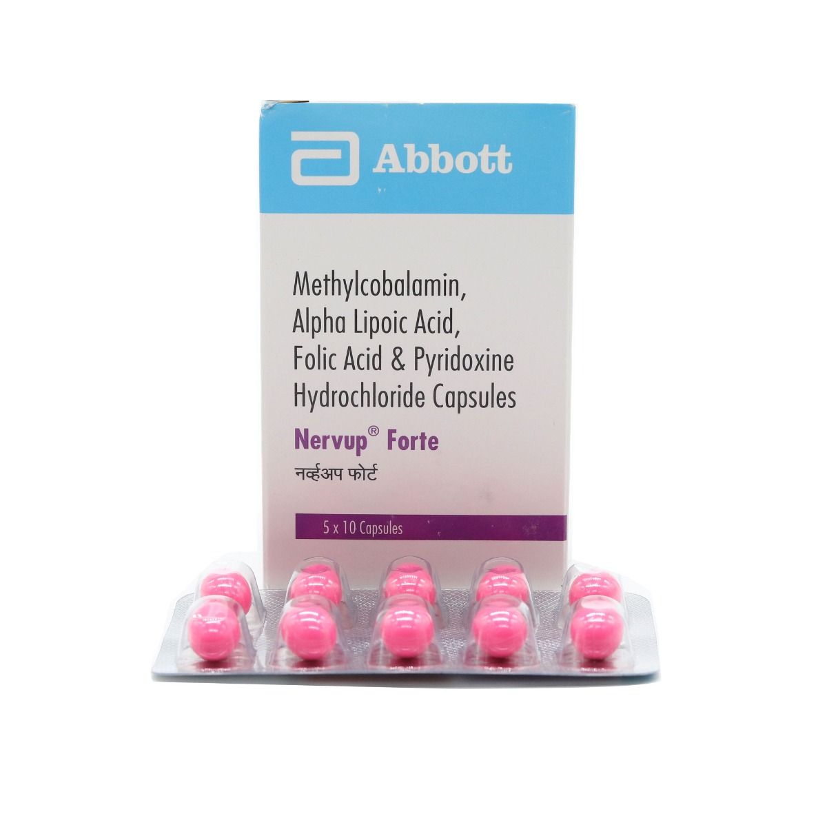 Nervup Forte Capsule 10's Price, Uses, Side Effects, Composition