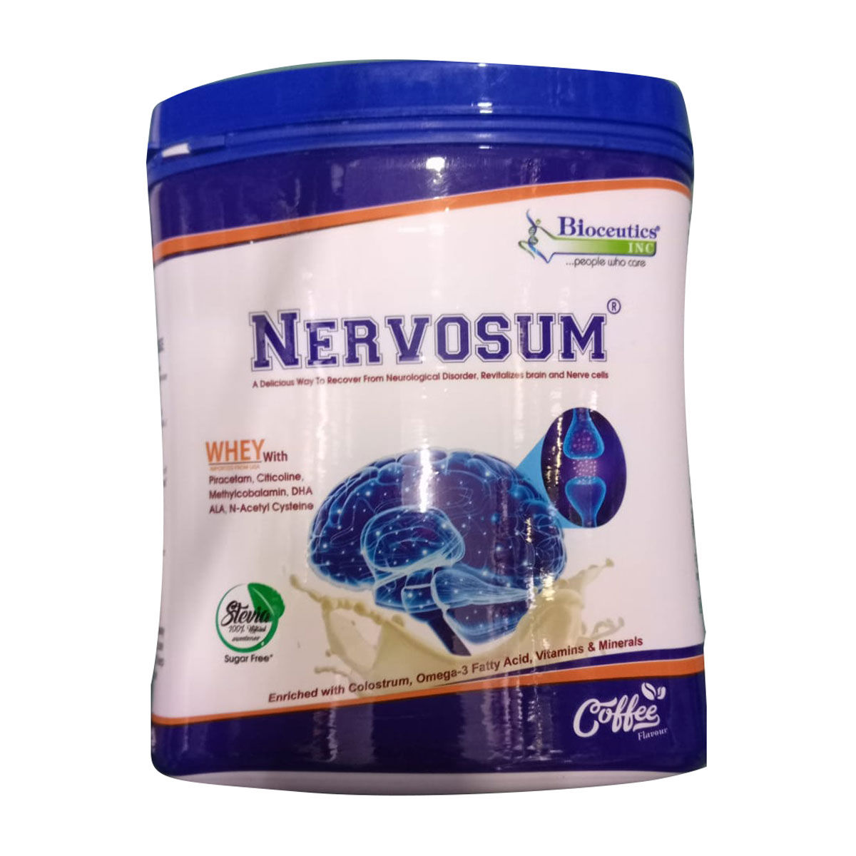 Nervosum Coffee Flavour Powder 200 gm, Pack of 1 