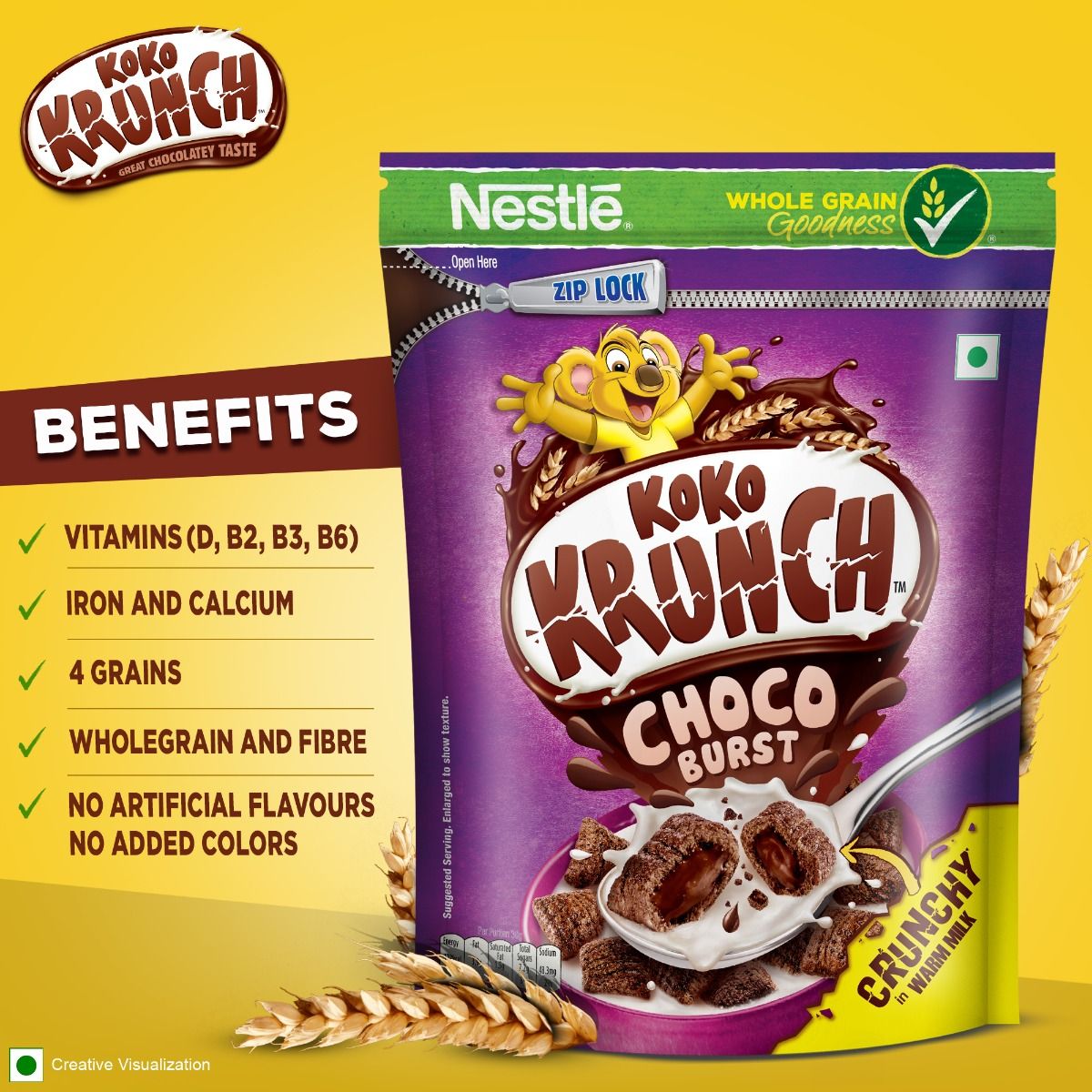 Nestle Koko Krunch Choco Burst, 250 gm, Pack of 1 