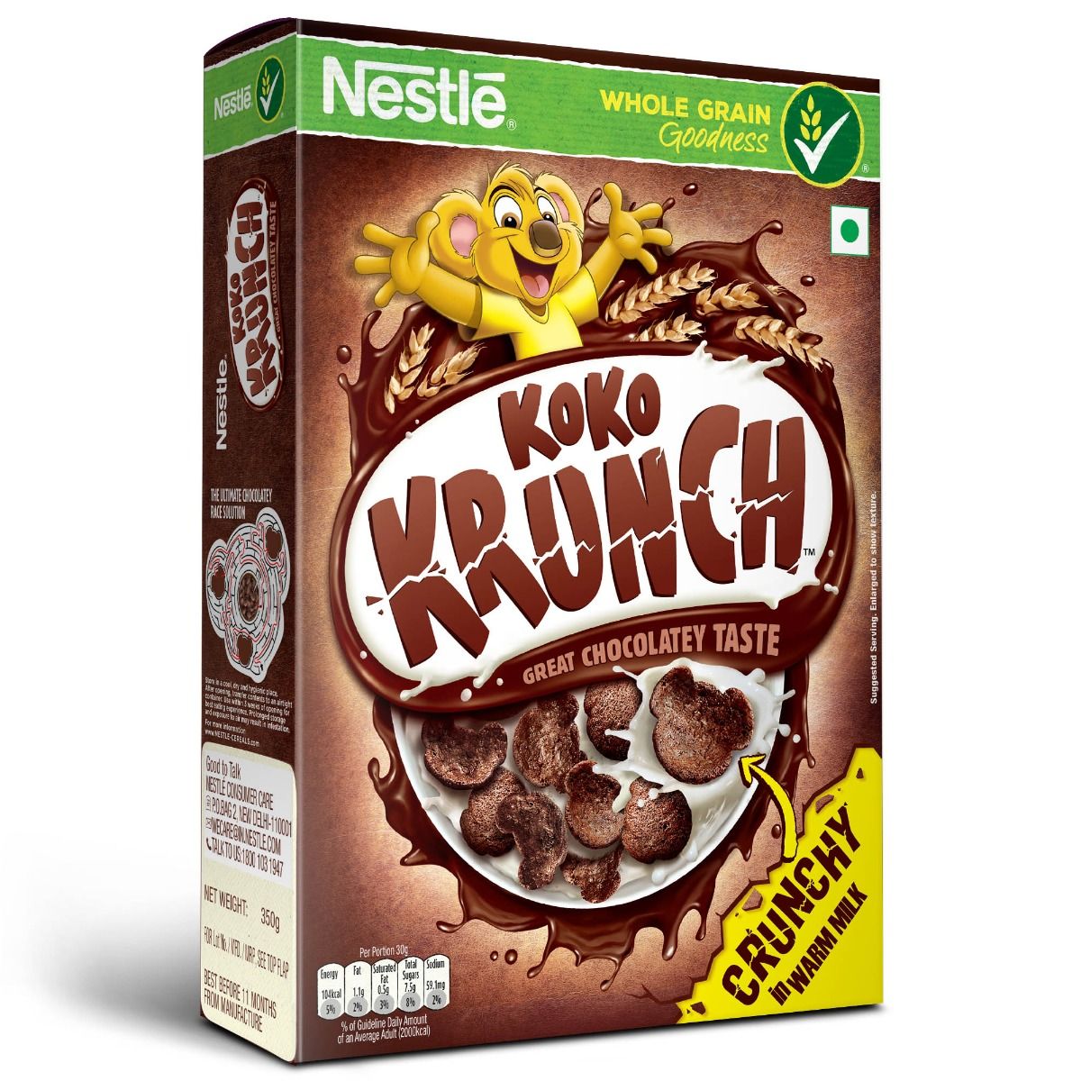 Nestle Koko Krunch Chocolatey Taste, 350 gm, Pack of 1 