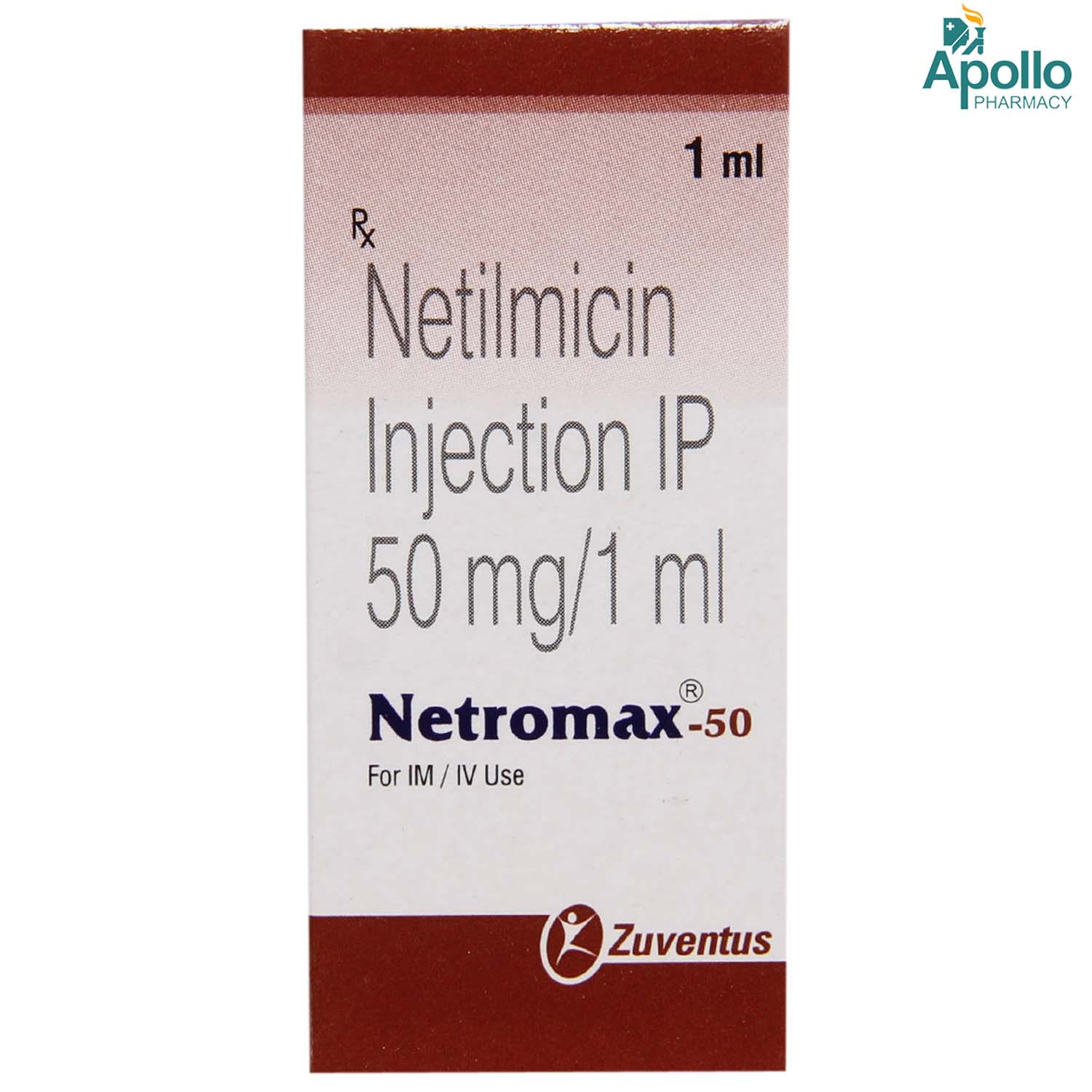 NETROMAX 50MG INJECTION 1ML Price, Uses, Side Effects