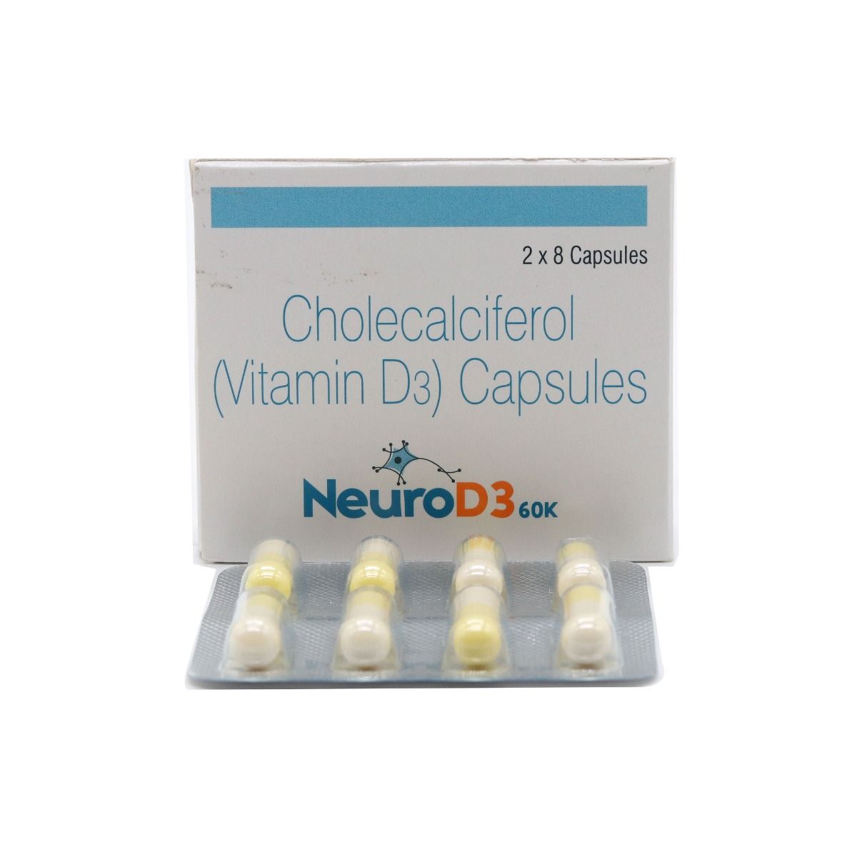 Neuro D3 60K Capsule 8's Price, Uses, Side Effects, Composition
