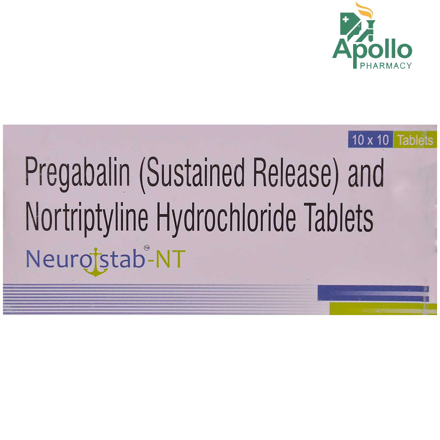 NEUROSTAB NT 75MG TABLET 10'S, Pack of 10 TABLETS