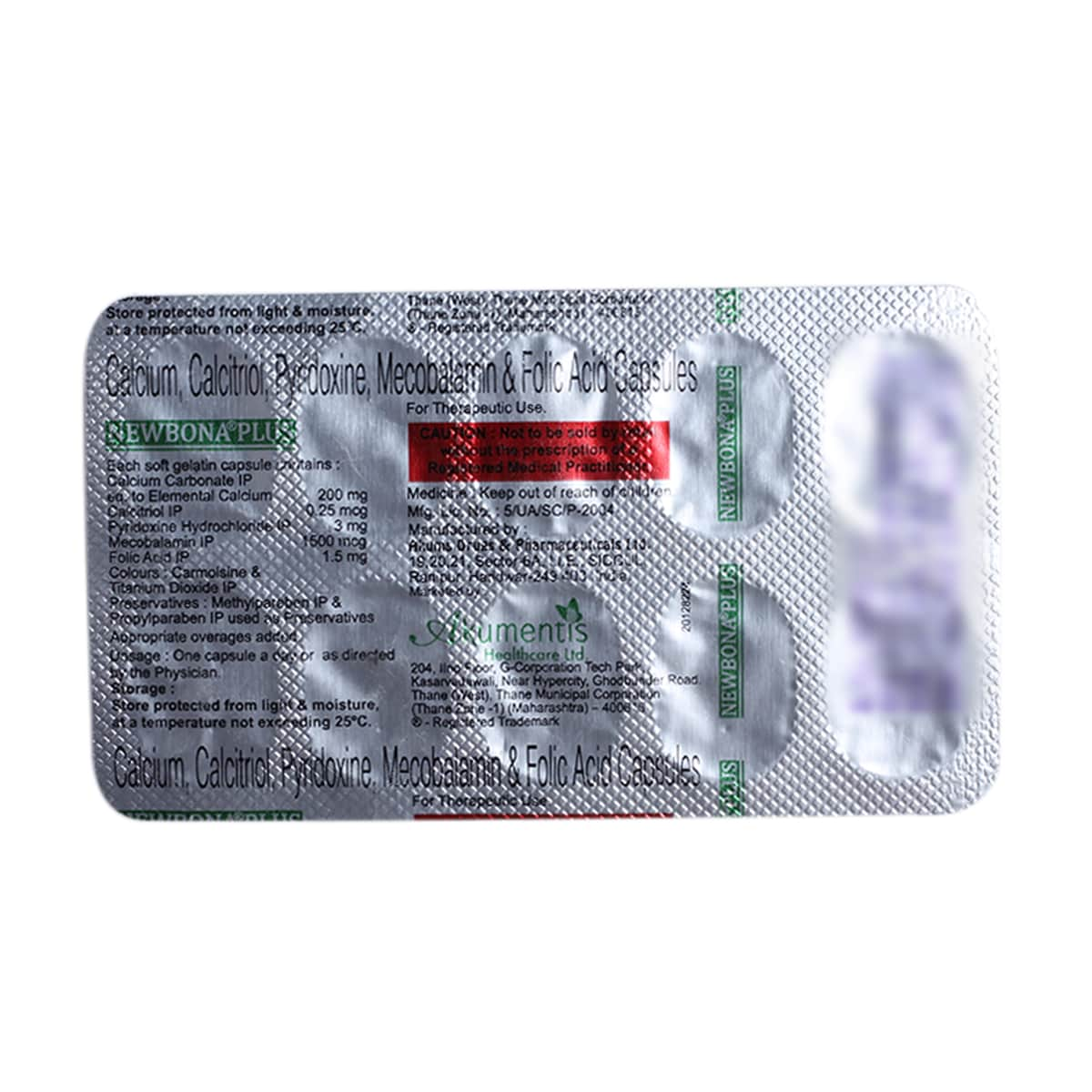 Newbona Plus Capsule 10's Price, Uses, Side Effects, Composition ...