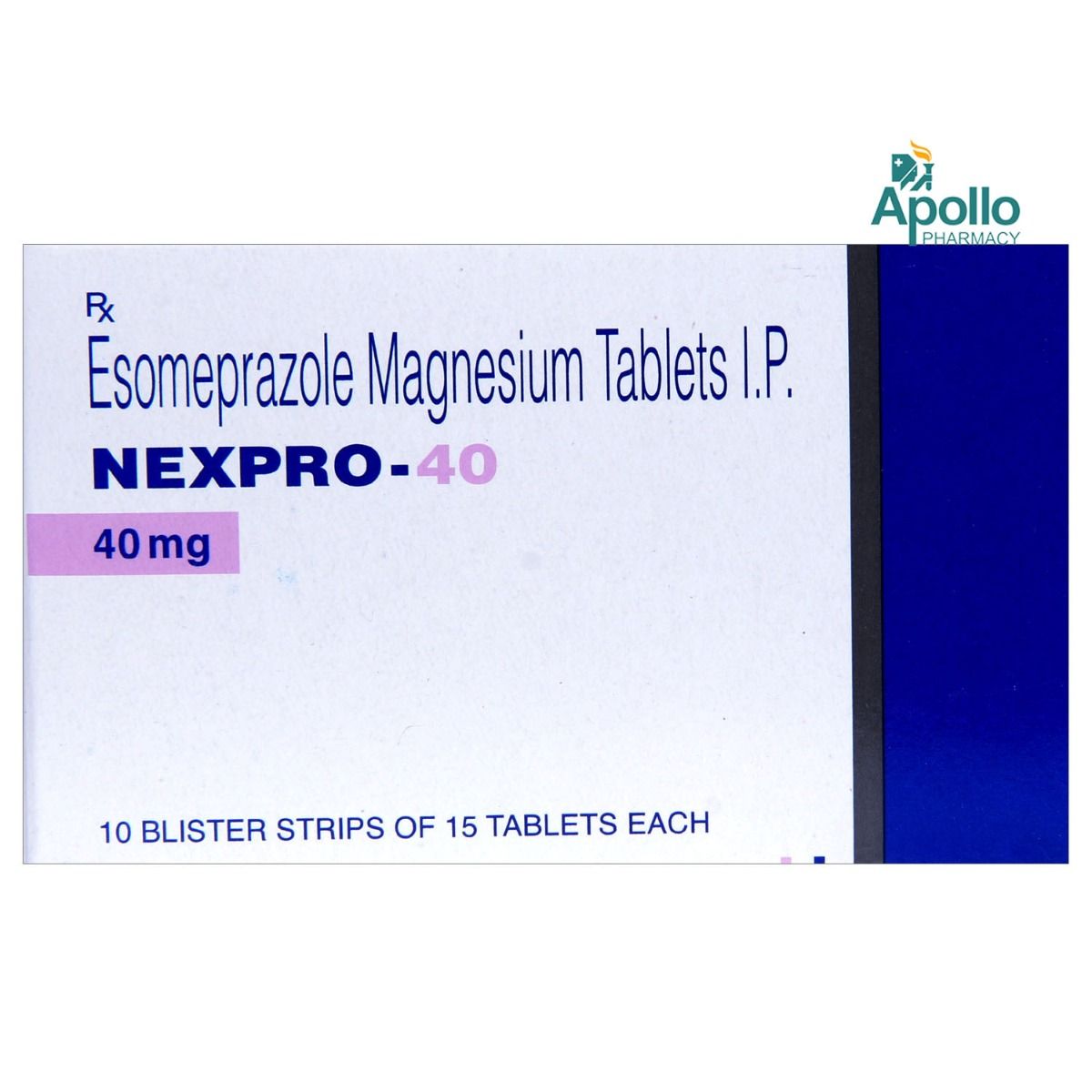 Nexpro-40 Tablet 15's Price, Uses, Side Effects, Composition - Apollo