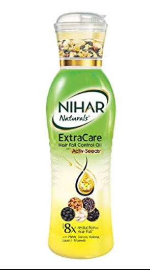 Buy Nihar Naturals Extra Care Hairfall Control Oil, 200 ml Online