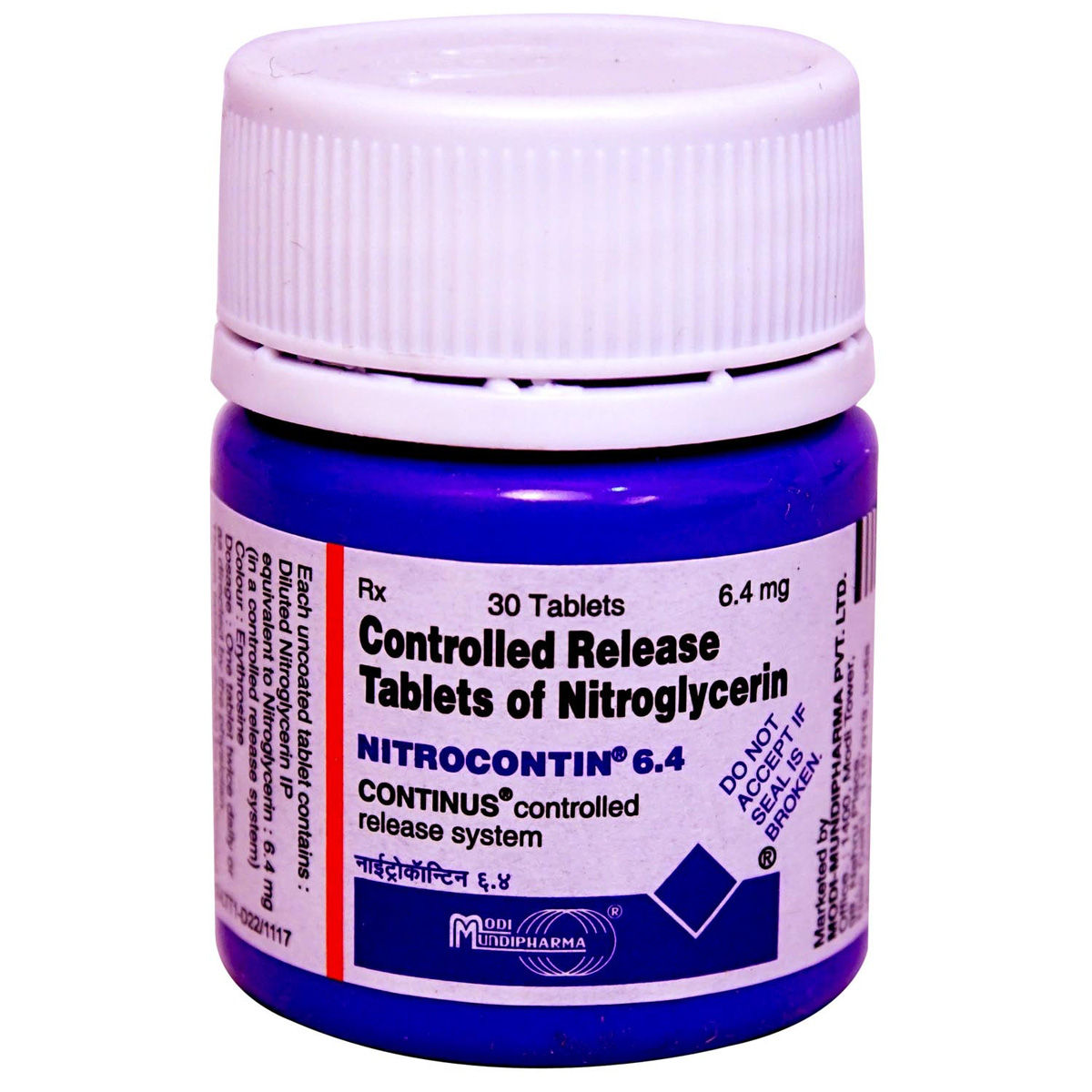 Nitrocontin 6.4 Tablet 30's Price, Uses, Side Effects, Composition ...