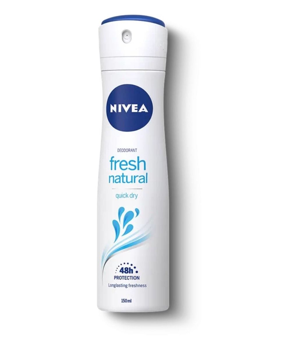 Nivea Fresh Natural Deodorant Spray, 150 ml, Pack of 1 