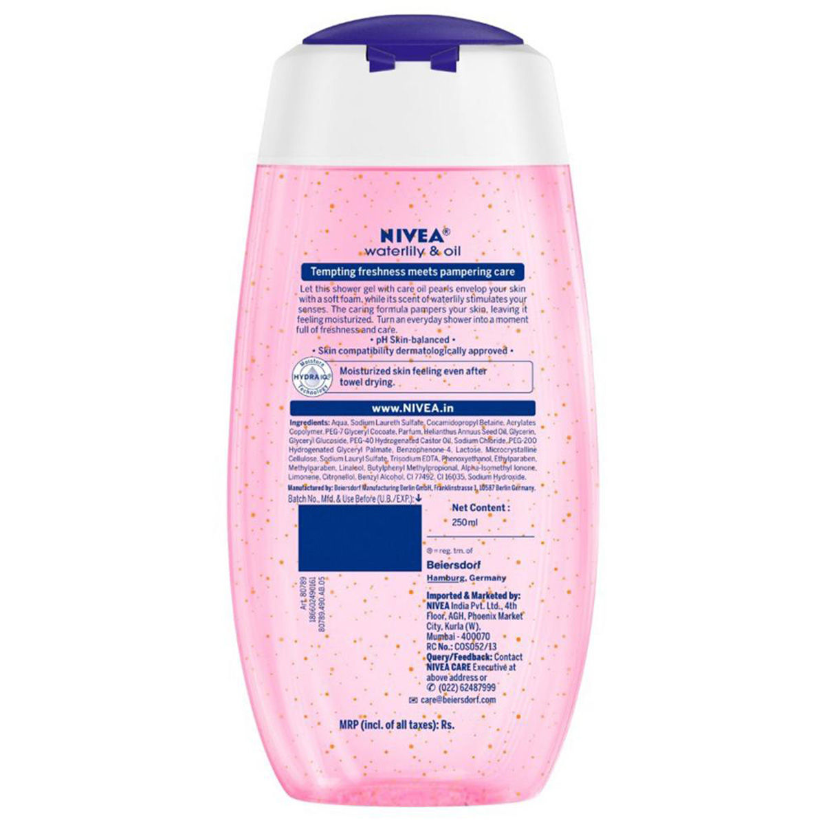 Nivea Waterlily & Oil Shower Gel, 250 ml Price, Uses, Side Effects