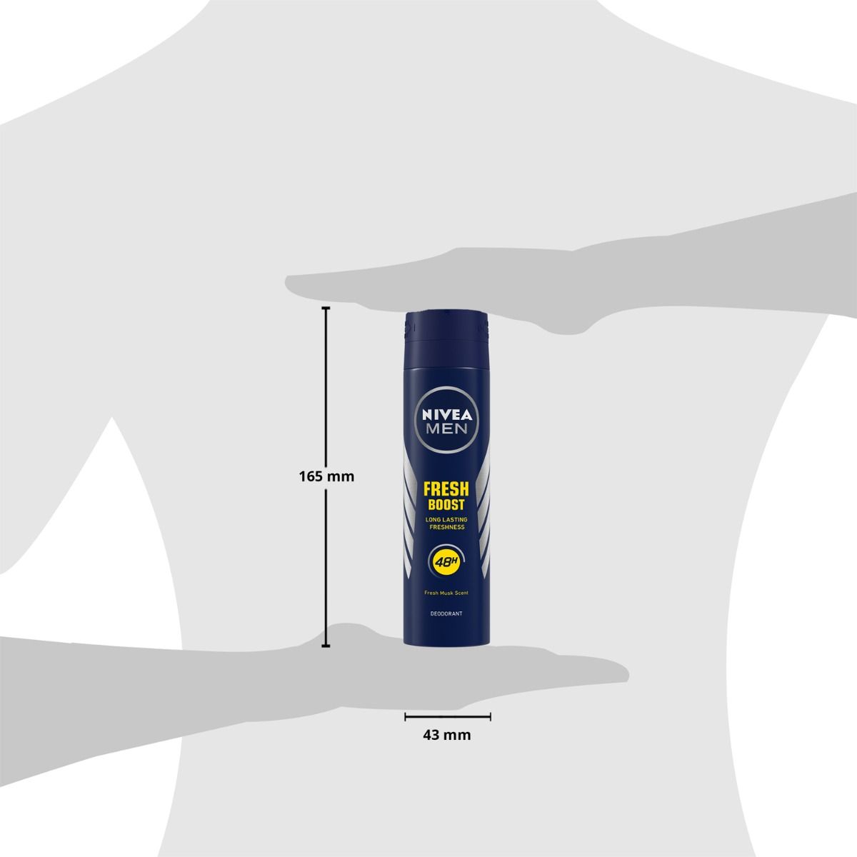 Nivea Men Fresh Boost Deodorant Spray, 150 ml, Pack of 1 