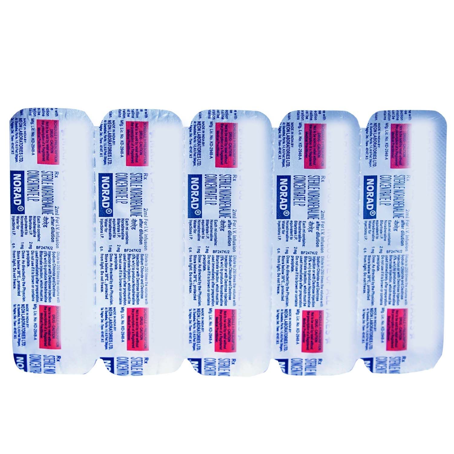 Norad Injection 5X2 ml Price, Uses, Side Effects, Composition Apollo