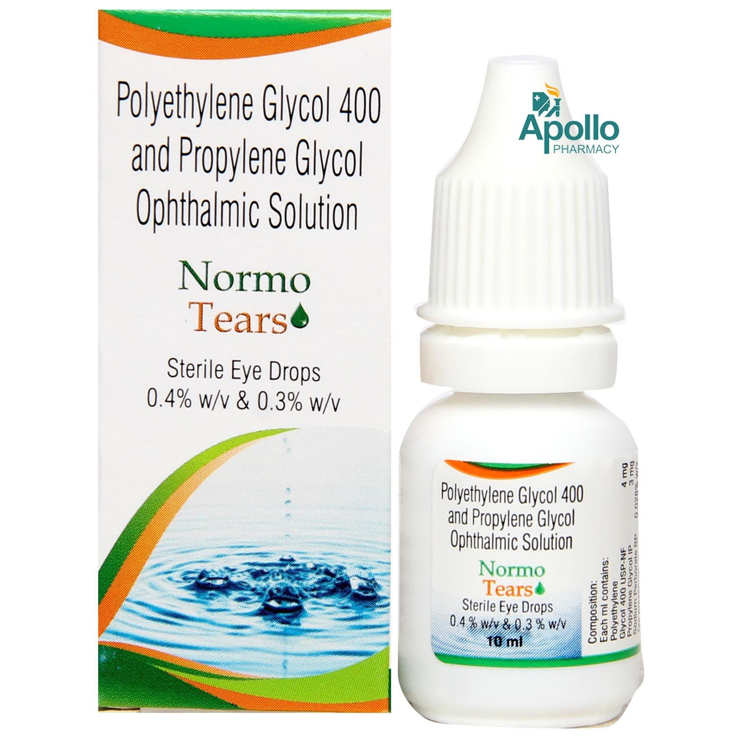 Normo Tears Eye Drop 10 ml Price, Uses, Side Effects, Composition