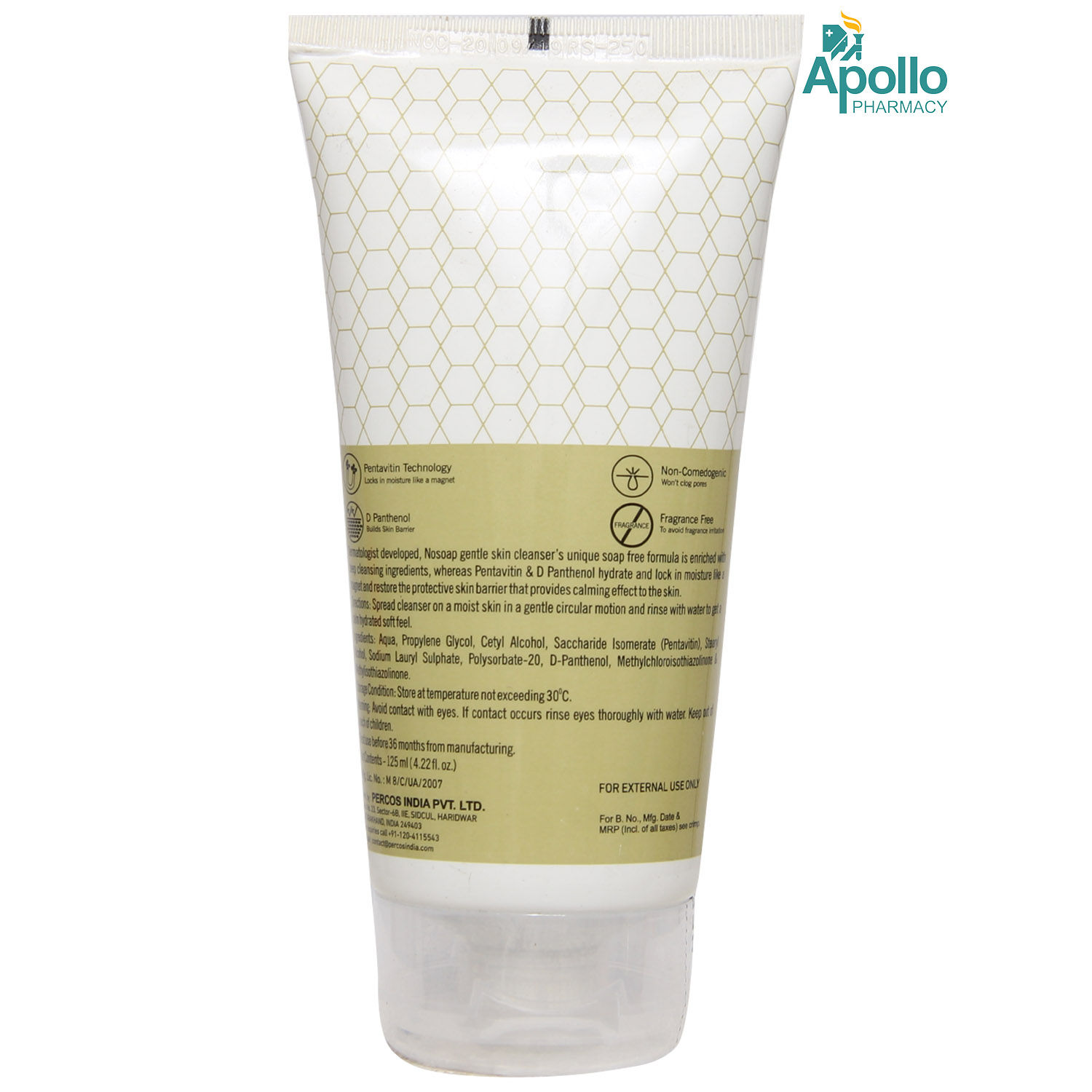 Nosoap Gentle Skin Cleanser 125 ml, Pack of 1 