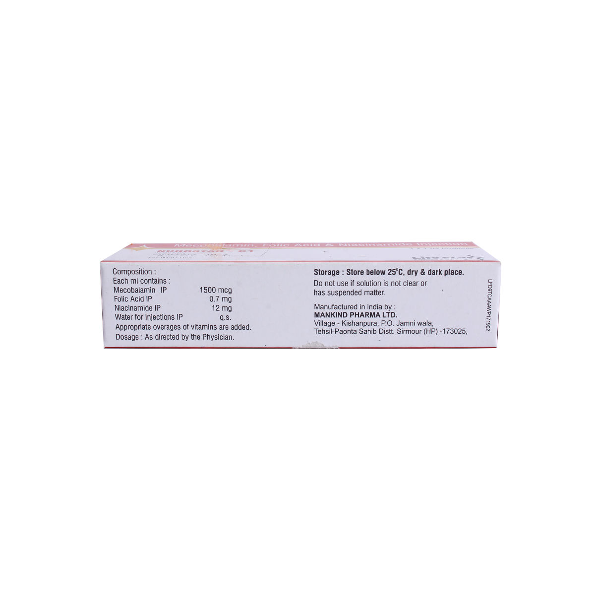 NUROSTAR C 1ML INJECTION, Pack of 1 INJECTION