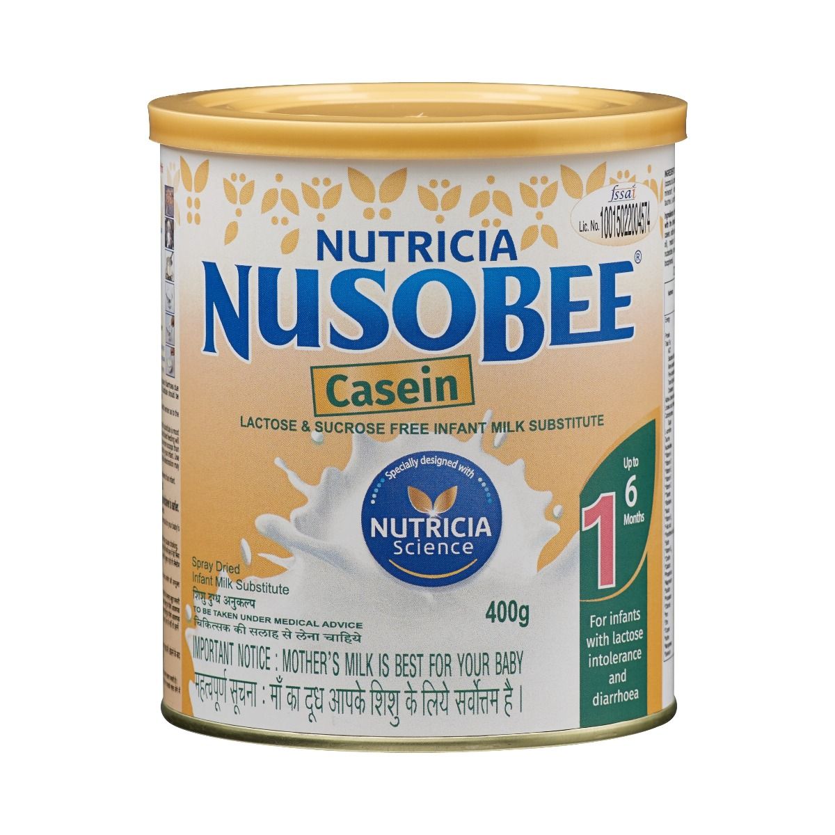 Buy Nutrica Nusobee Casein Infant Formula, Stage 1, Up to 6 Months, 400 gm Tin Online