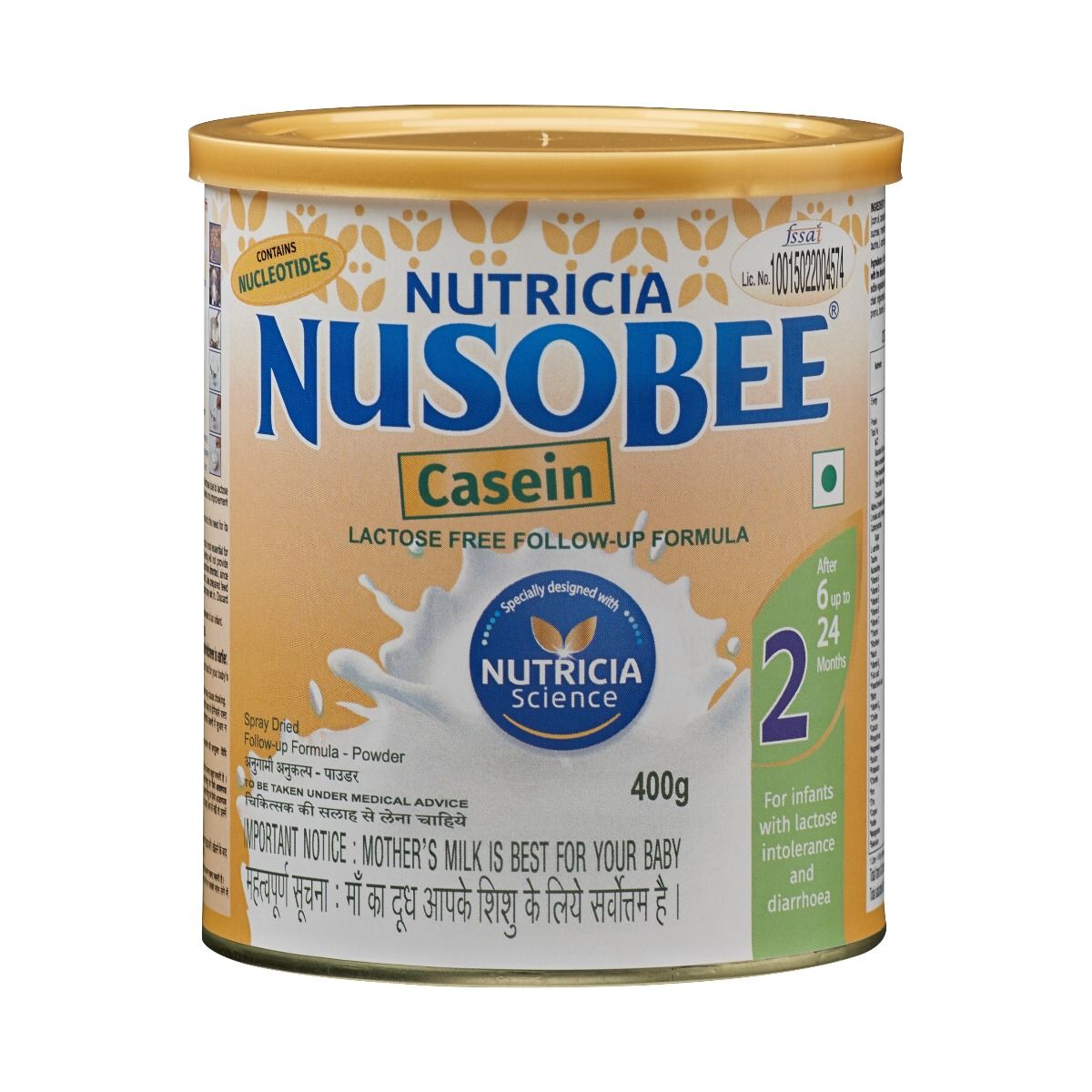 Buy Nutricia Nusobee Casein Follow-Up Formula Stage 2, 6 to 24 Months, 400 gm Tin Online