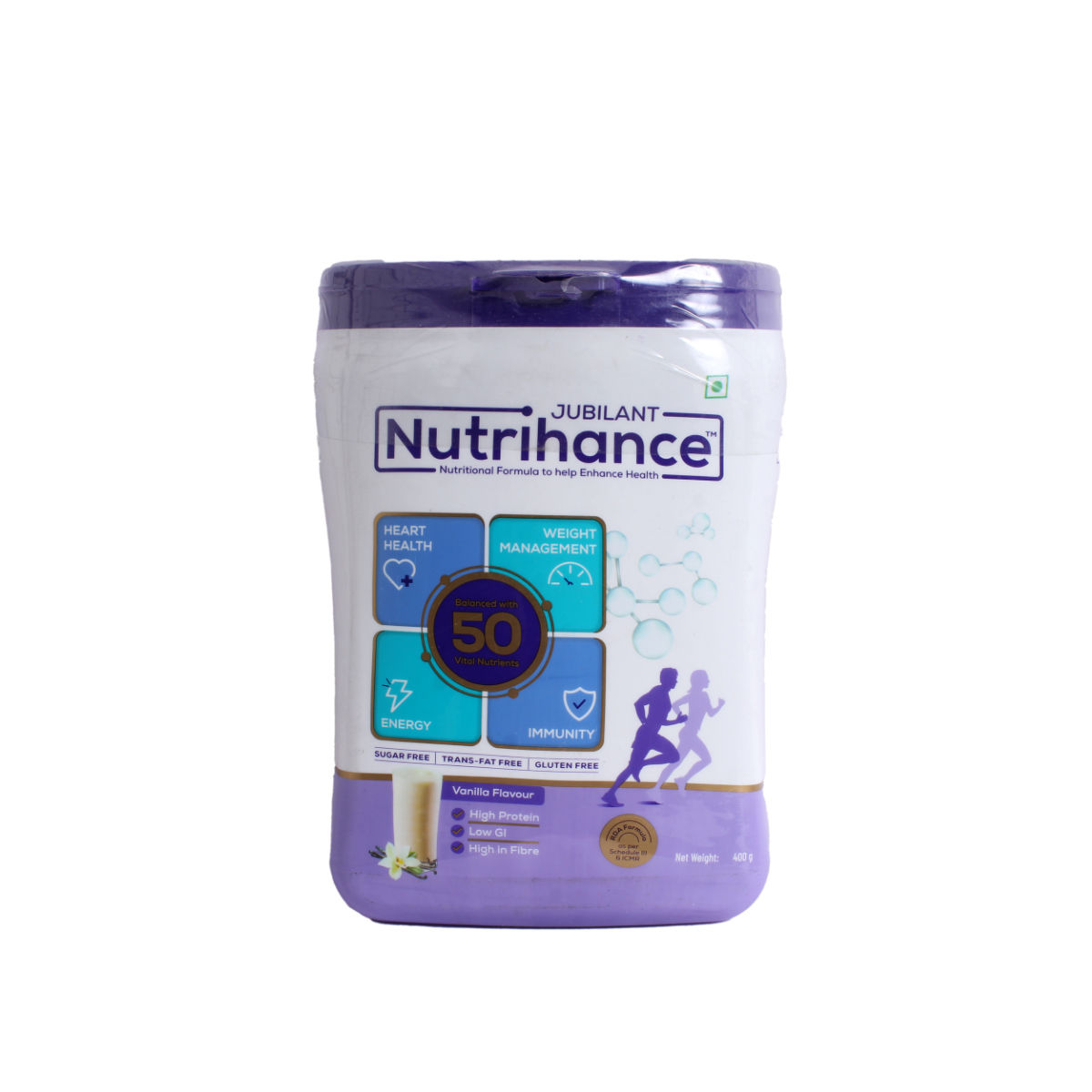 Buy Jubilant Nutrihance Vanilla Flavour Powder, 400 gm Online