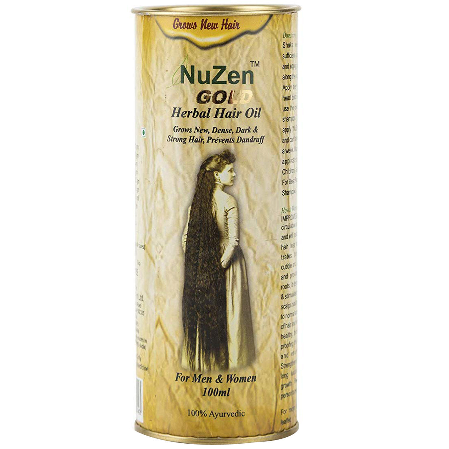 Nuzen Gold Herbal Hair Oil, 100 ml Price, Uses, Side Effects, Composition -  Apollo Pharmacy
