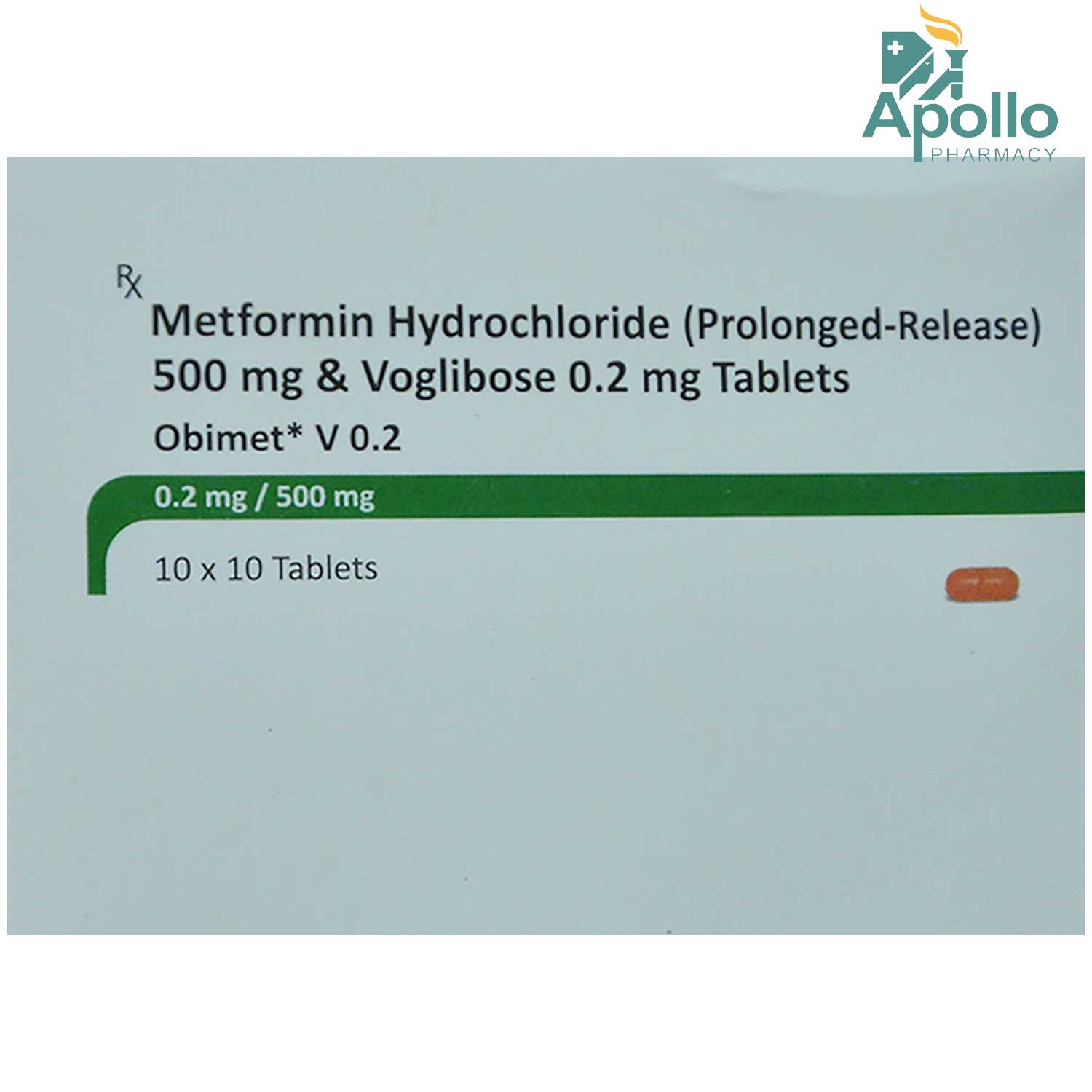 OBIMETV 0.2MG/500MG TABLET Price, Uses, Side Effects, Composition ...