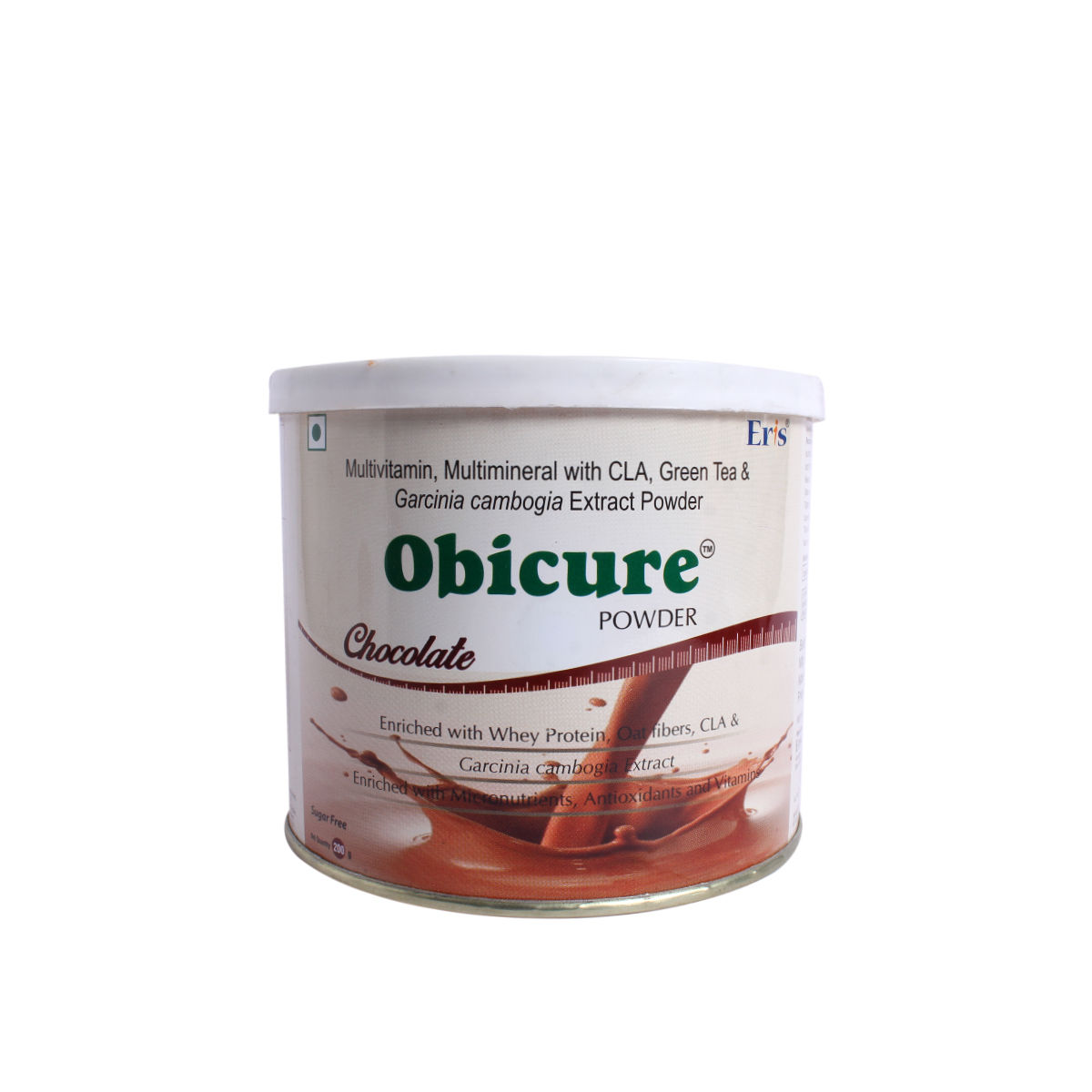 Obicure Sugar Free Chocolate Flavoured Powder, 200 gm Jar, Pack of 1 