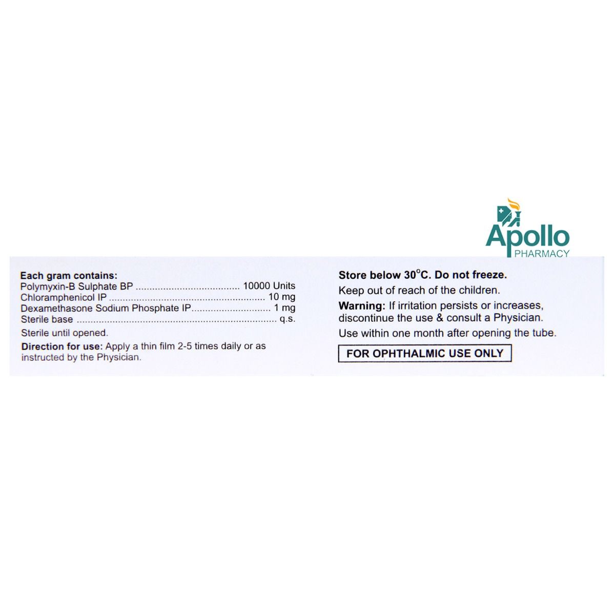 Ocupol DX Eye Ointment 5 gm Price, Uses, Side Effects, Composition