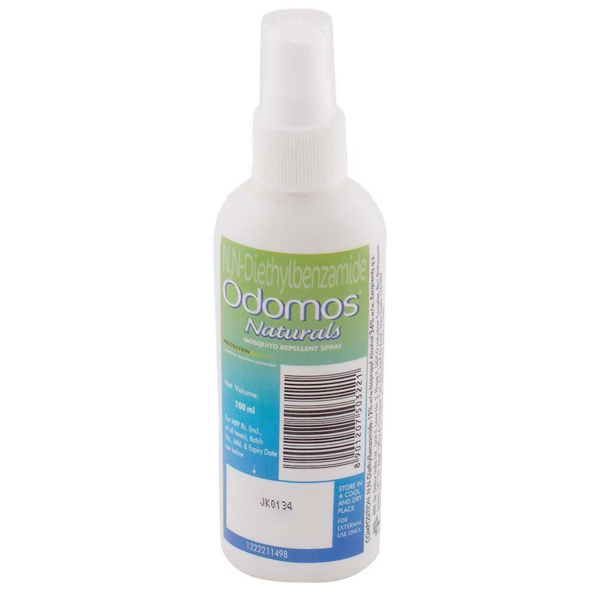 Odomos Naturals Mosquito Repellent Spray, 100 ml Price, Uses, Side