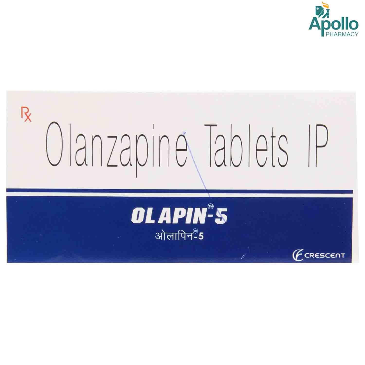 Olapin 5 Tablet 10's Price, Uses, Side Effects, Composition - Apollo ...