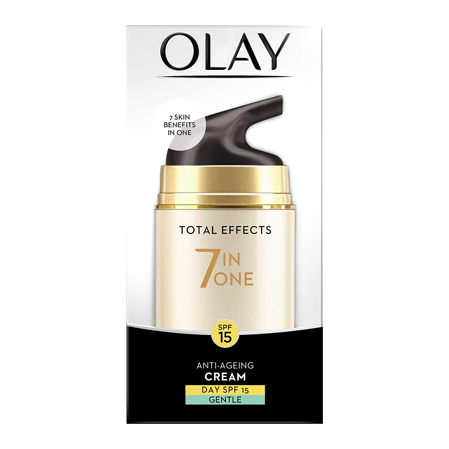 Olay Total Effects 7 IN 1 Anti-Ageing Day Cream SPF 15, 50 gm, Pack of 1 