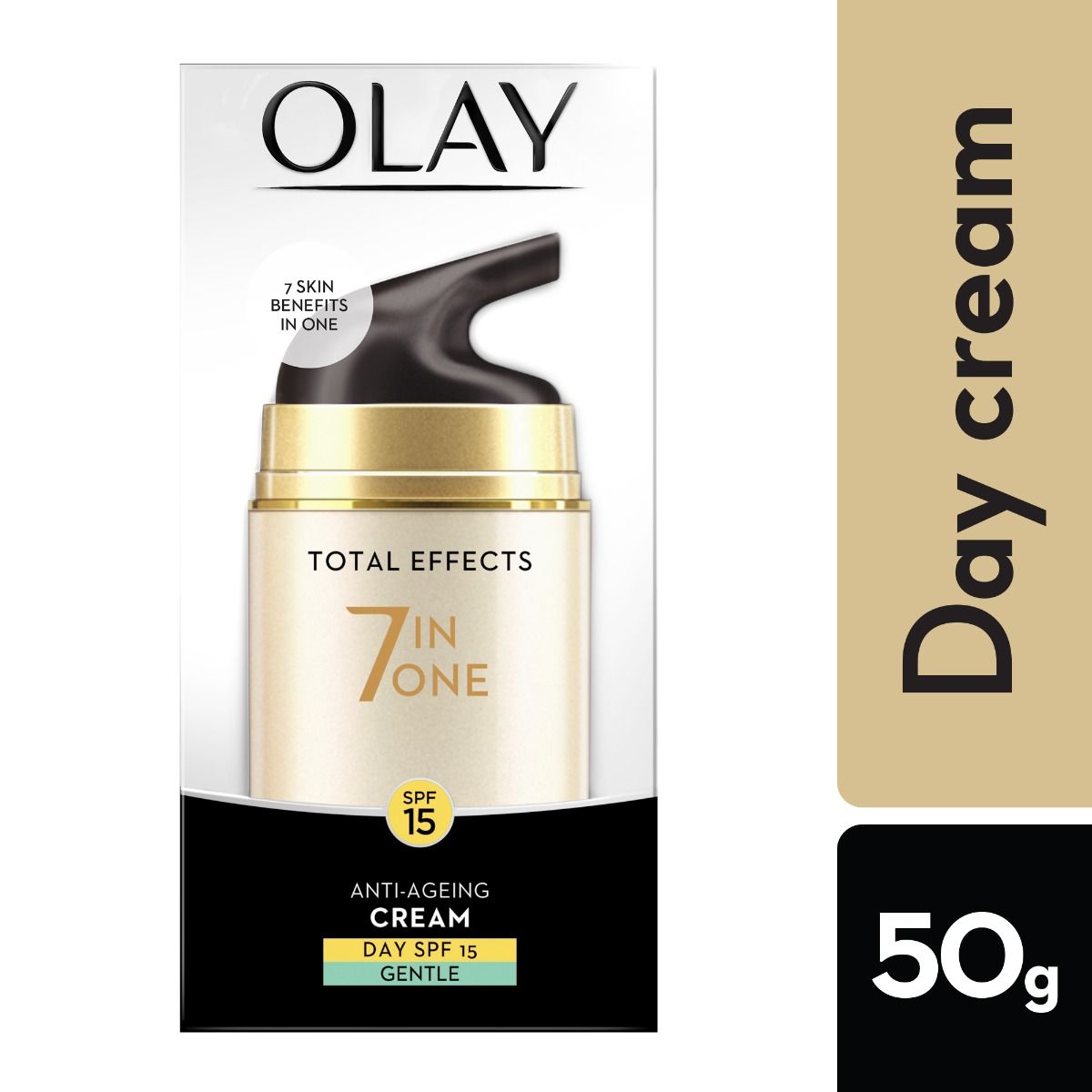 Olay Total Effects 7 In 1 Anti-Ageing Gentle Day Cream SPF15, 50 gm, Pack of 1 