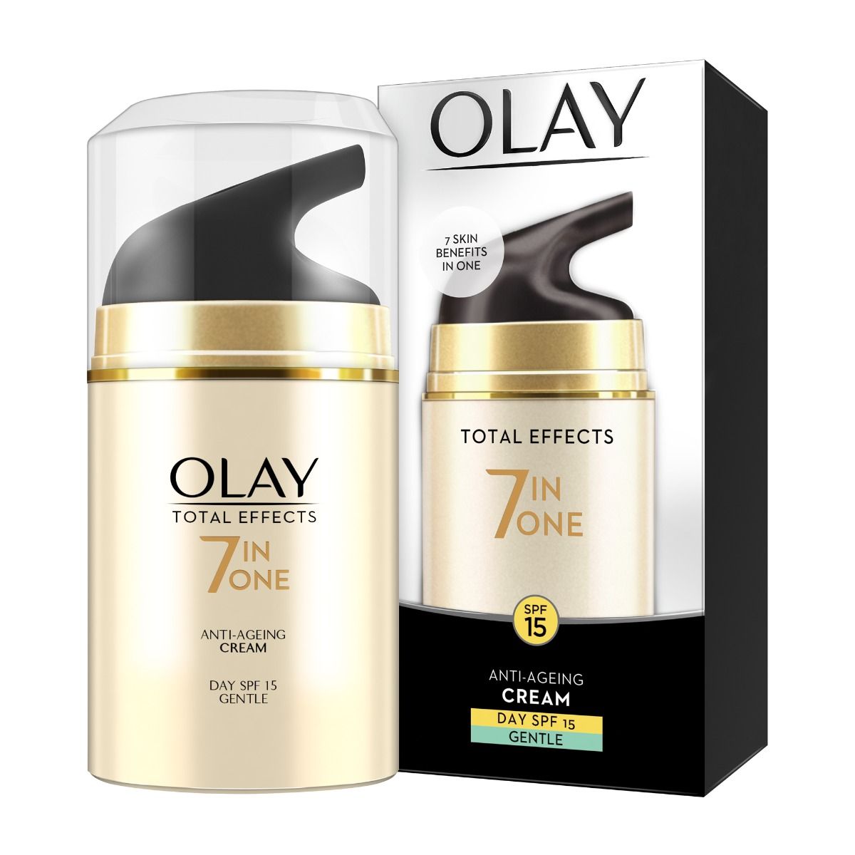 Olay Total Effects 7 In 1 Anti-Ageing Gentle Day Cream SPF15, 50 gm, Pack of 1 