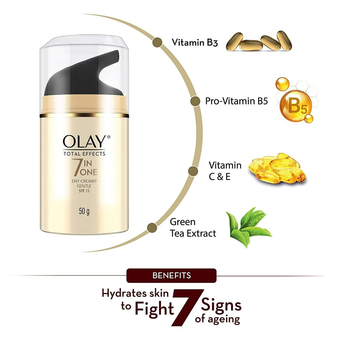 Olay Anti-Ageing Cream SPF 15, 50 gm, Pack of 1 