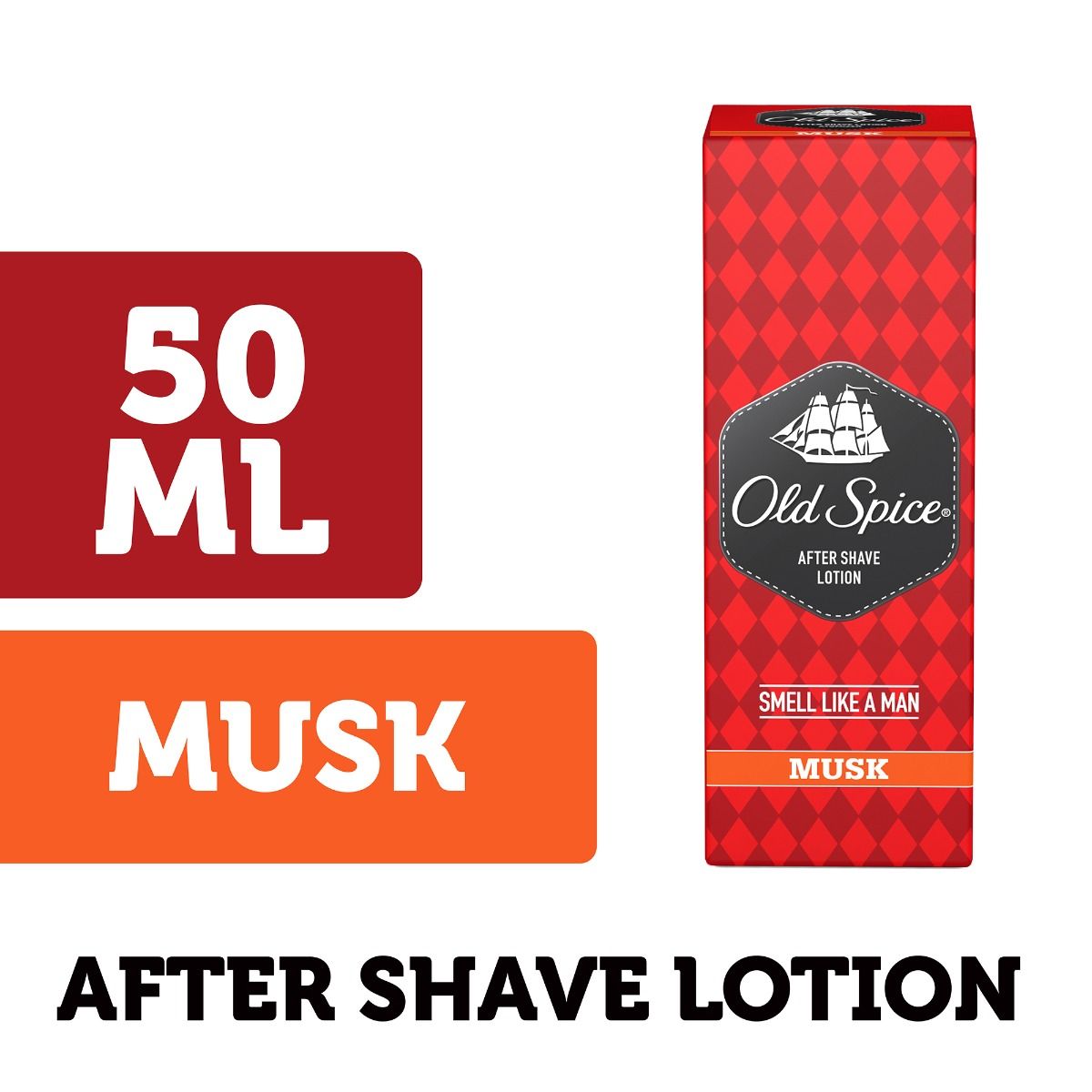 Buy Old Spice Musk After Shave Lotion, 50 ml Online
