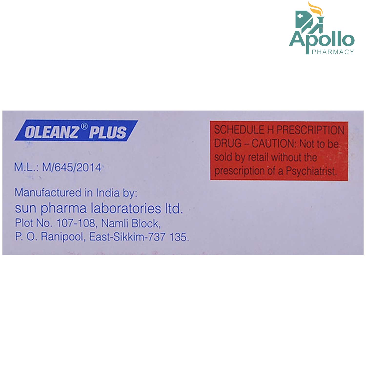 Oleanz Plus Tablet 10 S Price Uses Side Effects Composition Apollo Pharmacy