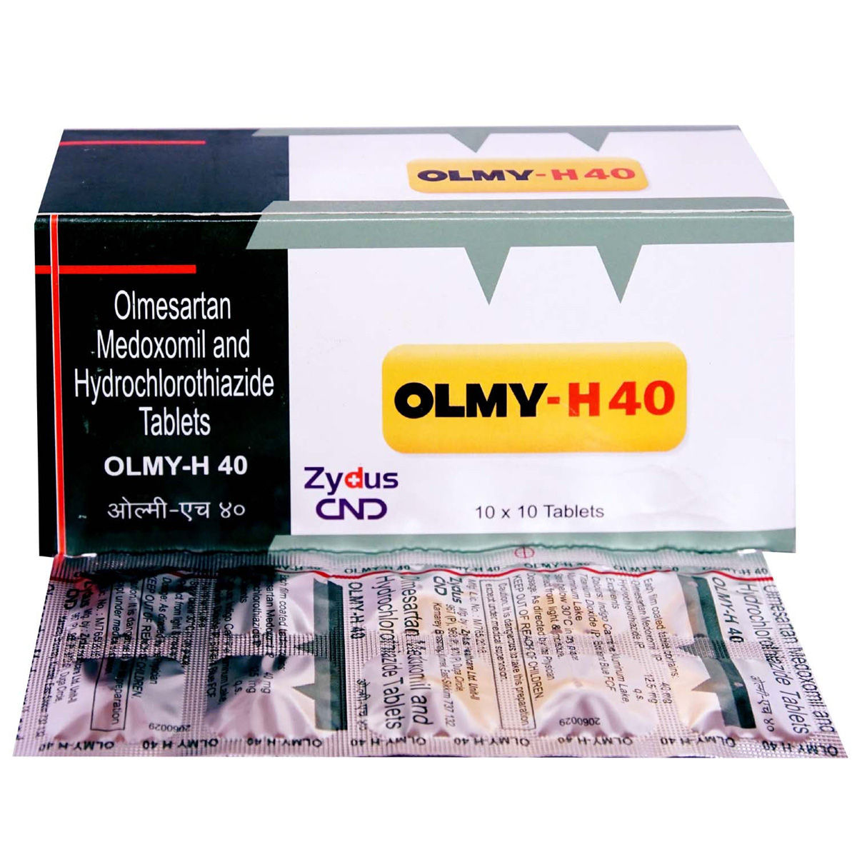Olmy H 40 Tablet 10's, Pack of 10 TabletS