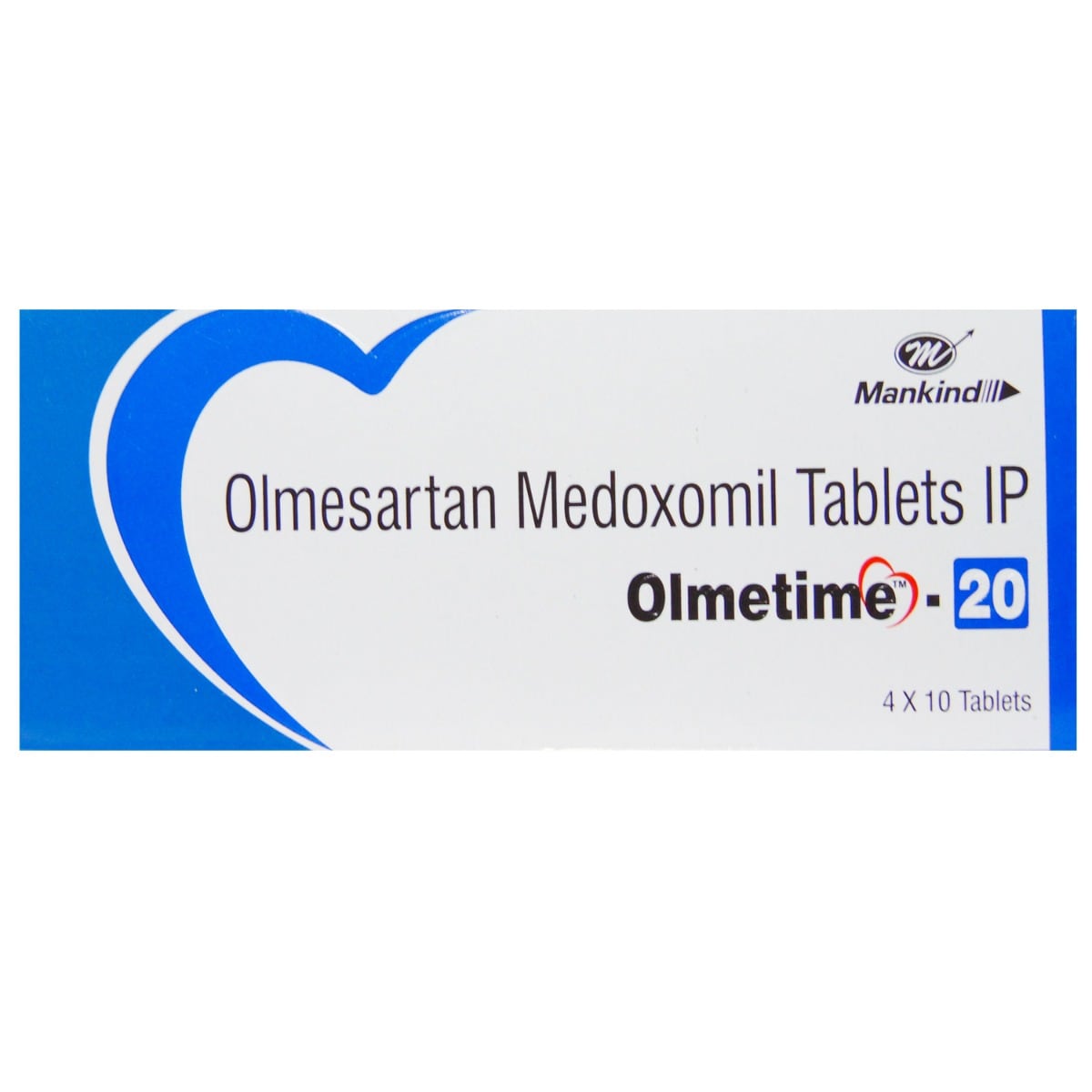 Olmetime-20 Tablet 10's, Pack of 10 TabletS