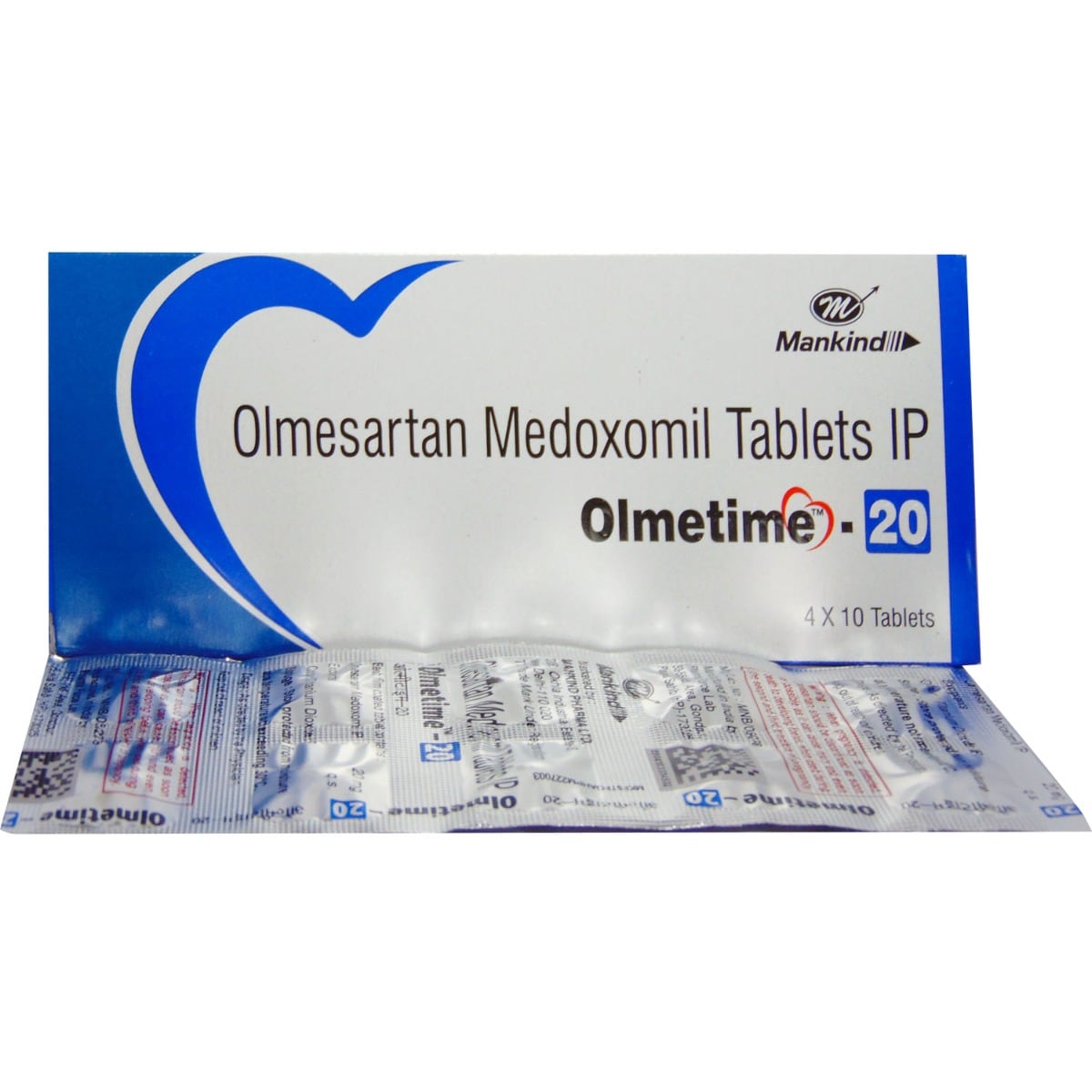Olmetime-20 Tablet 10's, Pack of 10 TabletS