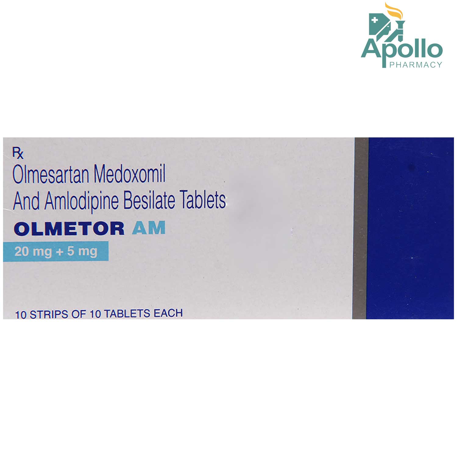 Olmetor AM Tablet 10's Price, Uses, Side Effects, Composition - Apollo ...