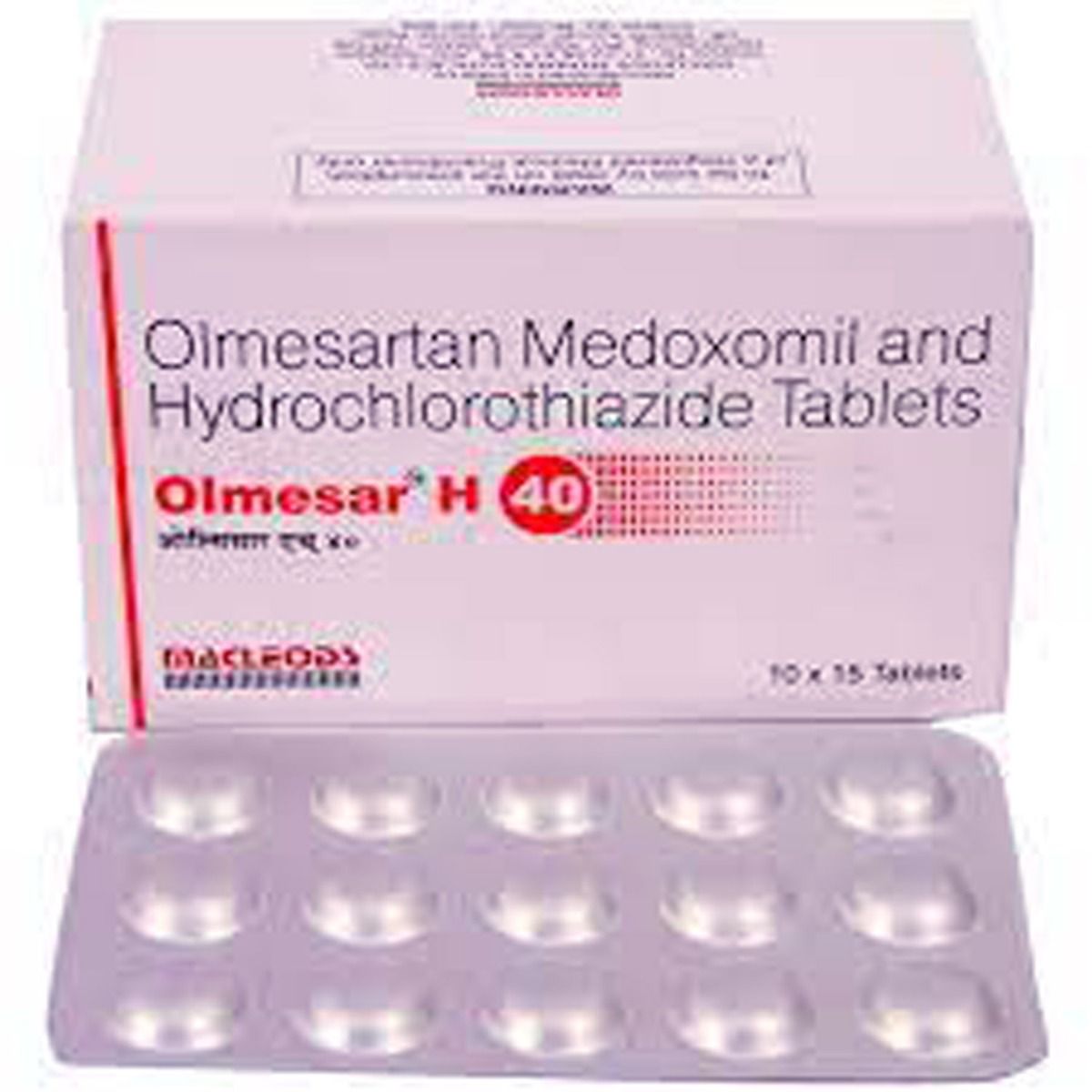 Olmesar H 40 Tablet 15's Price, Uses, Side Effects, Composition ...