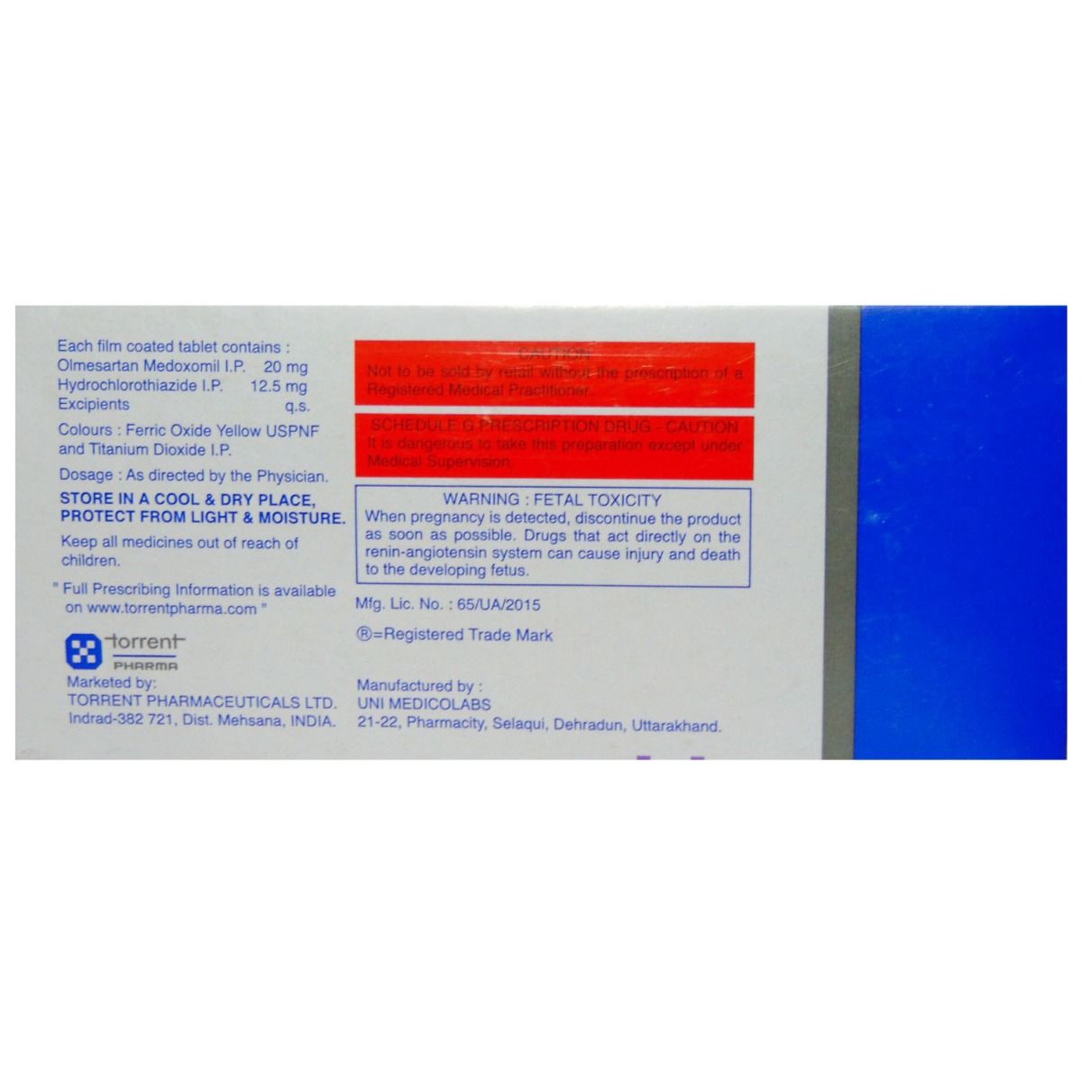 Olsar-H 40 Tablet 10's Price, Uses, Side Effects, Composition - Apollo ...