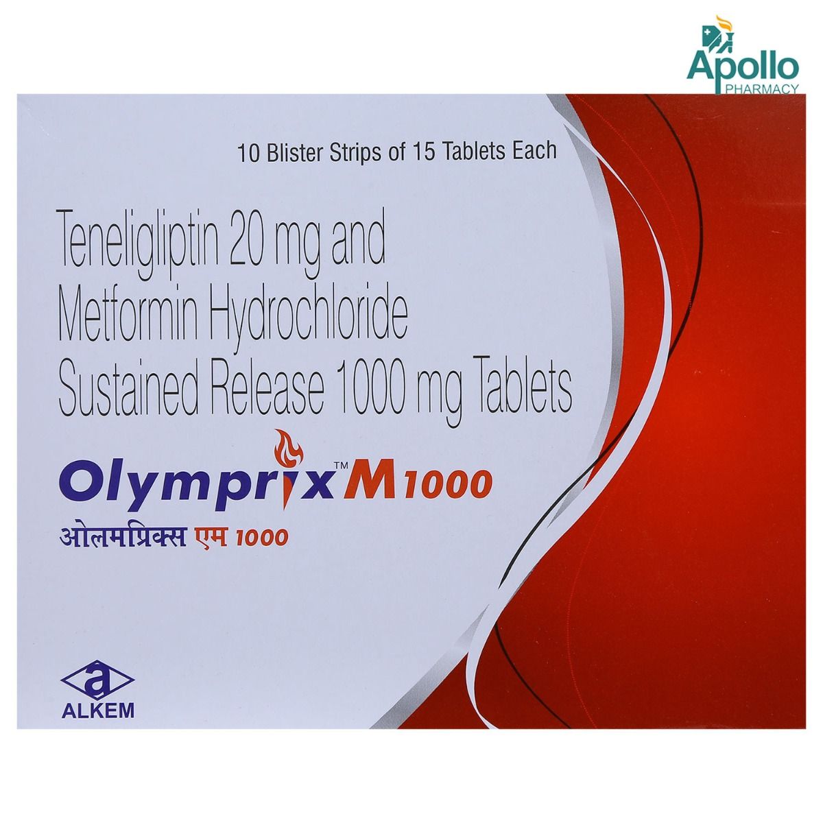 Olymprix M 1000 Tablet 15's Price, Uses, Side Effects, Composition